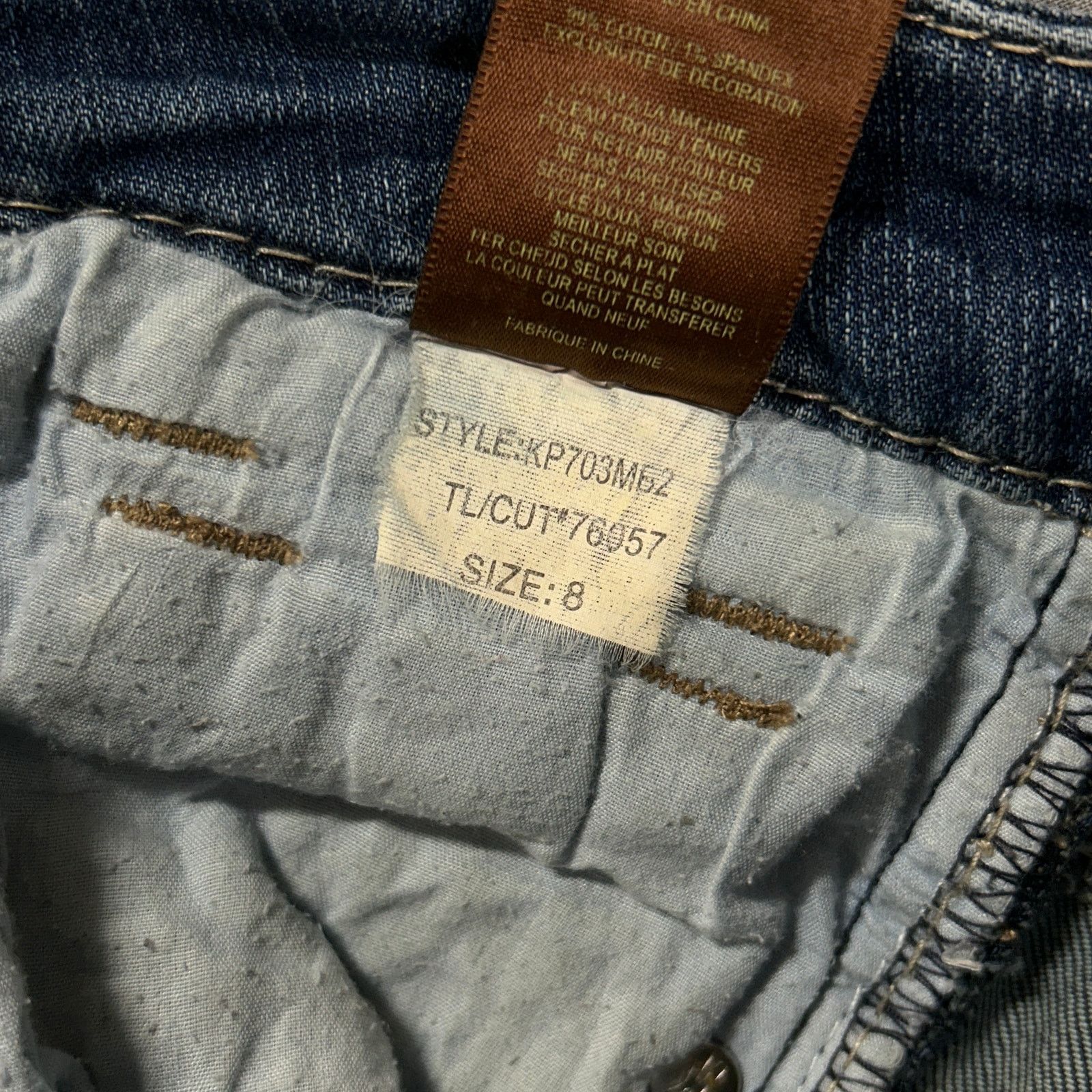 Other Y2K KUT From the Cloth So Low flare jeans distressed wmns 8 Size 30" / US 8 / IT 44 - 11 Thumbnail