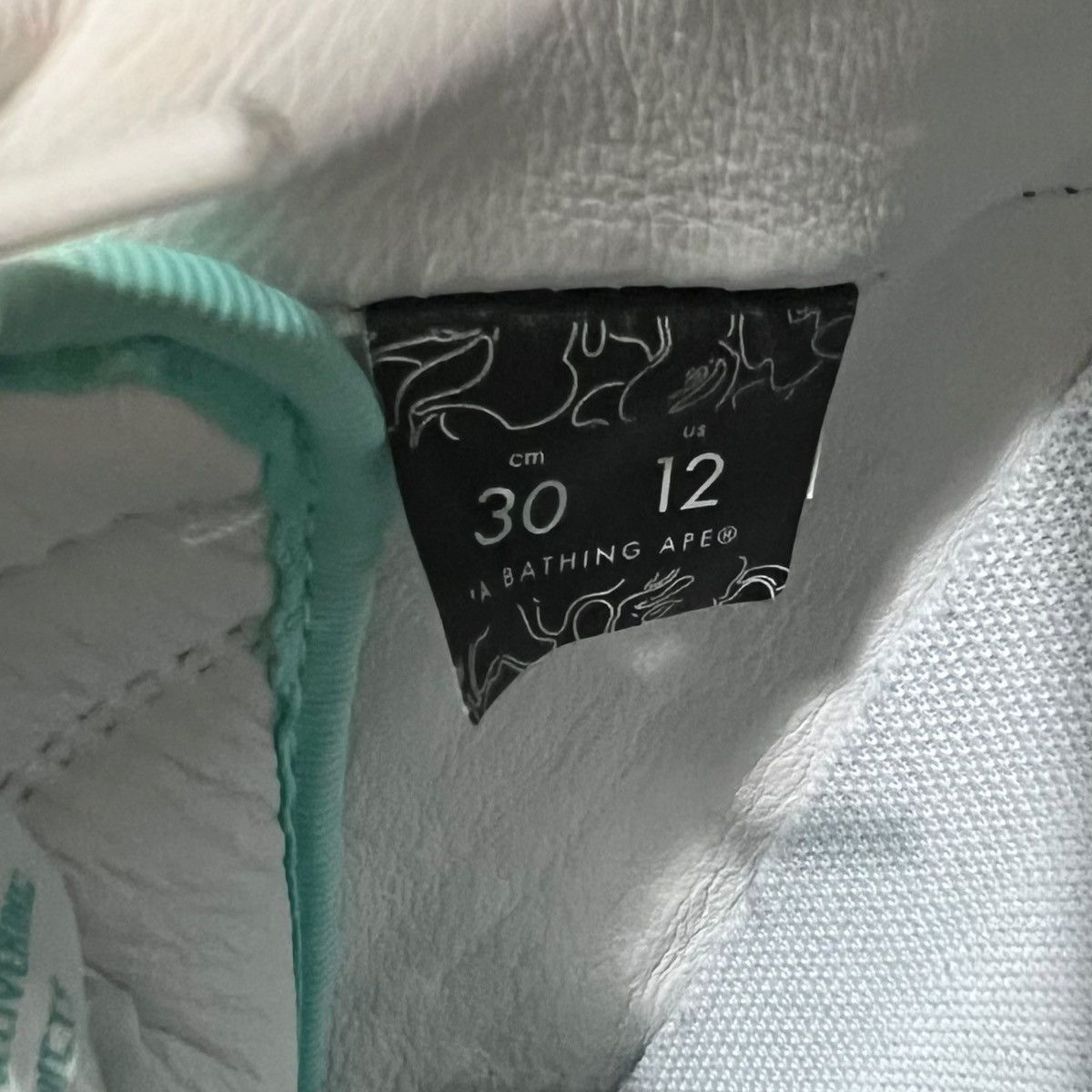 Bape A BATHING APE BAPE STA Tiffany Blue AF1 Size US 12 / EU 45 - 9 Thumbnail