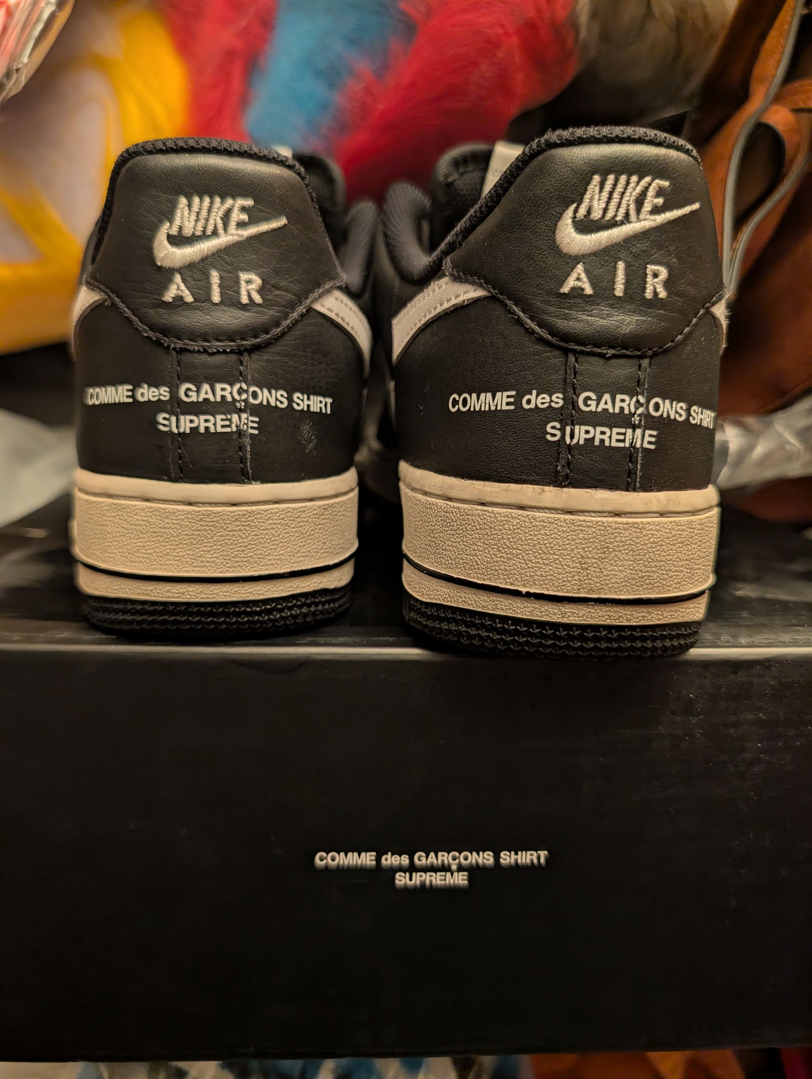 Comme des Garcons SHIRT × Nike × Supreme Nike Air Force 1 Supreme Comme des Garcons Shirt Split 8.5 Size US 8.5 / EU 41-42 - 2 Thumbnail