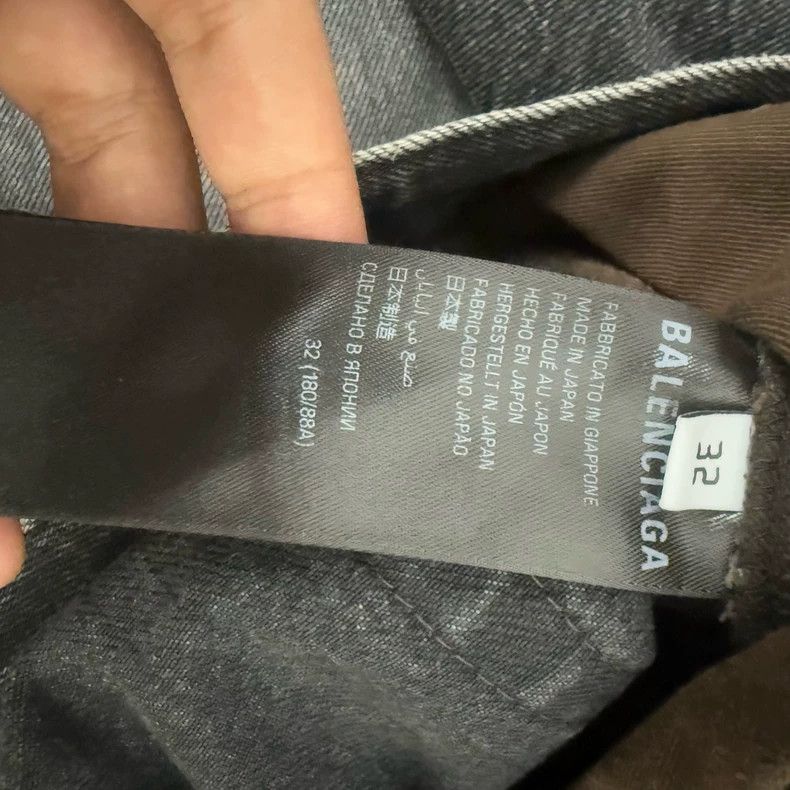 Balenciaga Balenciaga size 32 Washed grey micro-jeans Size 31" - 4 Thumbnail
