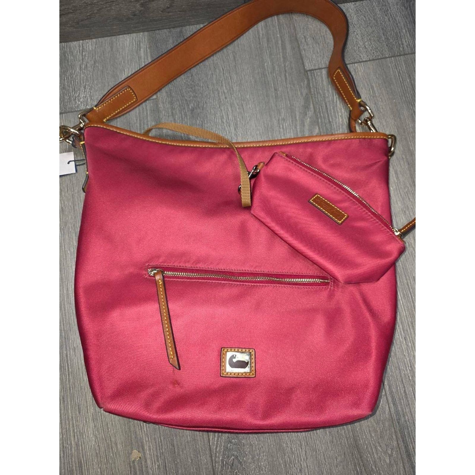 Dooney & Bourke Dooney & Bourke burgundy Wayfarer Small Hobo Cro bag B000555 Size ONE SIZE - 5 Thumbnail