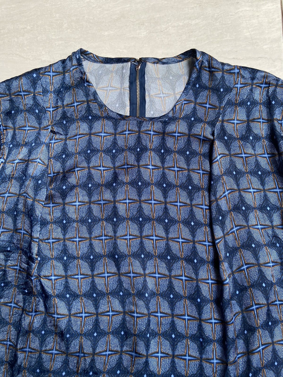 Zucca ZUCCA Motive Midi Dress Size L / US 10 / IT 46 - 9 Thumbnail