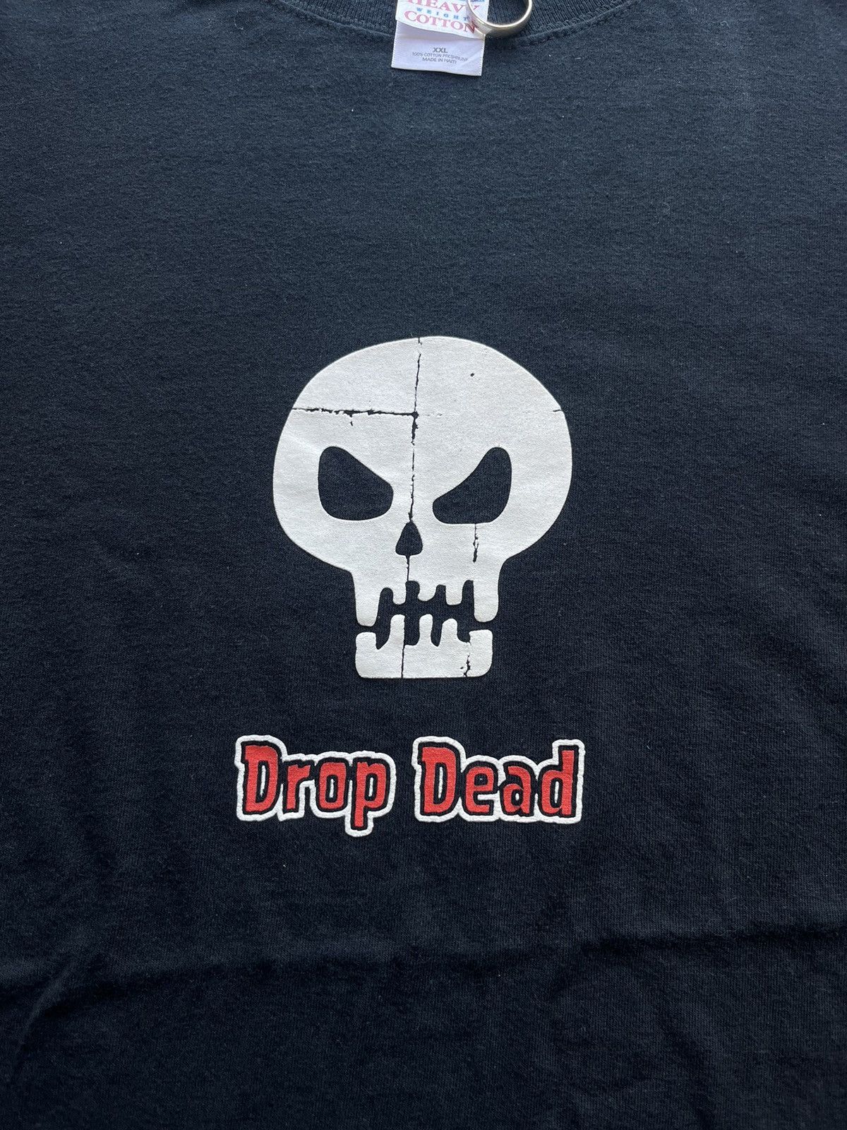 Drop Dead × Vintage Vintage Drop Dead Skull logo center 00’s Tshirt Size US XXL / EU 58 / 5 - 6 Thumbnail