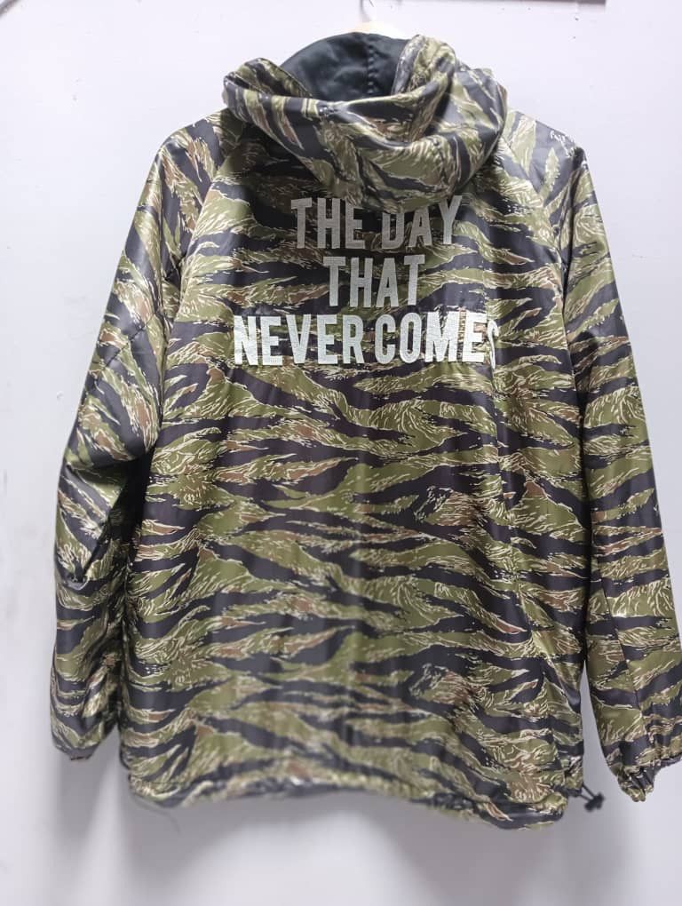 Japanese Brand The crime tiger stripe reversible light jacket Size US M / EU 48-50 / 2 - 4 Thumbnail