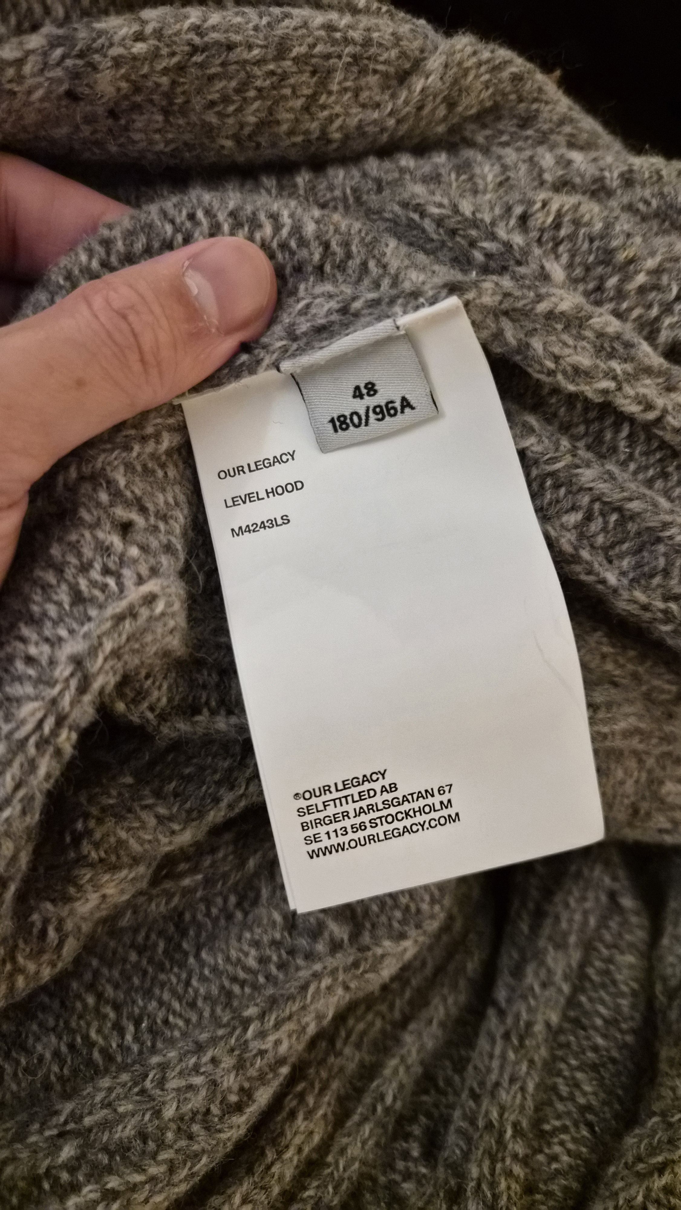 Our Legacy Our Legacy Wool Level Hood Zipped Sweater Size US M / EU 48-50 / 2 - 5 Thumbnail