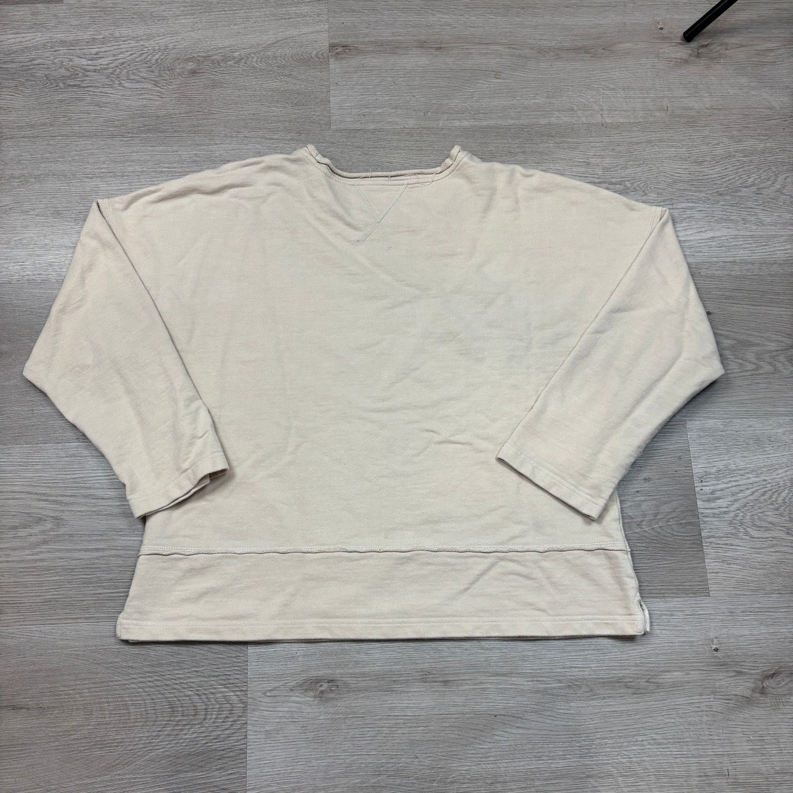 s.k. manor hill S.K. Manor Hill French Terry Oversized Crew Sweatshirt Med Size US M / EU 48-50 / 2 - 3 Thumbnail