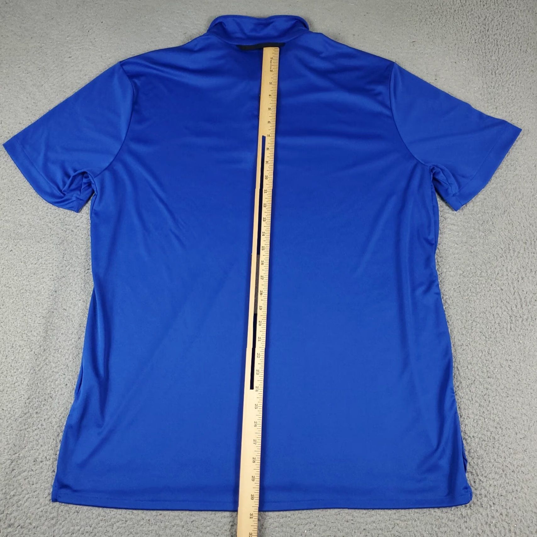 Nike Nike Polo Shirt Mens XL Blue Swoosh Dri Fit Golf Casual Short Sleeve polo shirt Nike Golf XL Men Blue Swoosh Dri-Fit Casual Short Sleeve Size US XL / EU 56 / 4 - 3 Thumbnail
