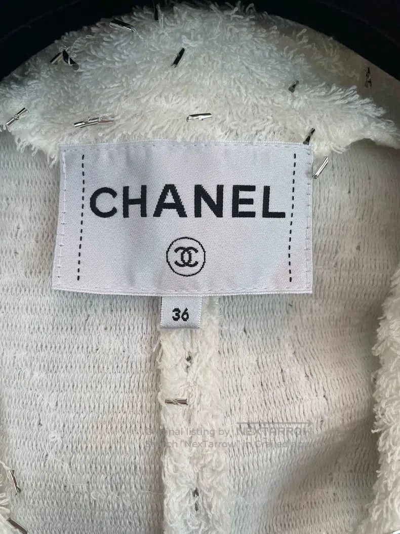 Chanel Chanel Spring and summer show beaded heavy industry white Size XS / US 0-2 / IT 36-38 - 7 Thumbnail