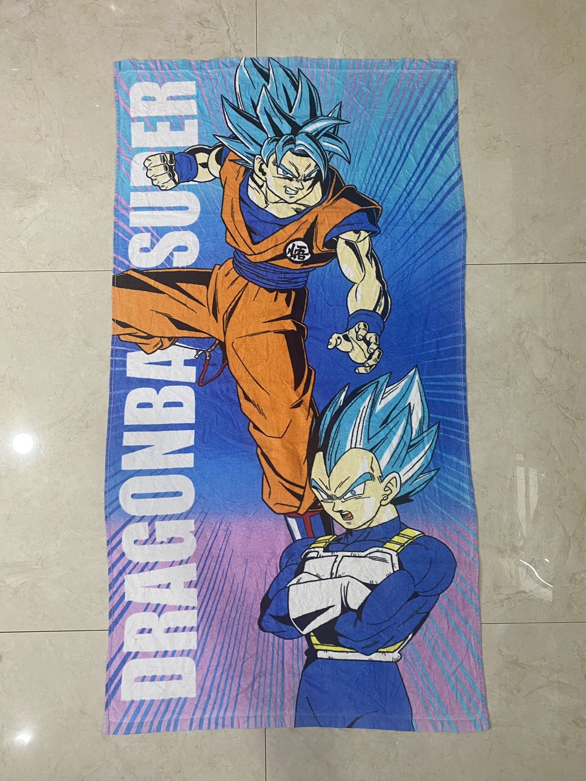 Japanese Brand 💥DRAGON BALL Super Goku rare bath towel Size ONE SIZE - 3 Thumbnail