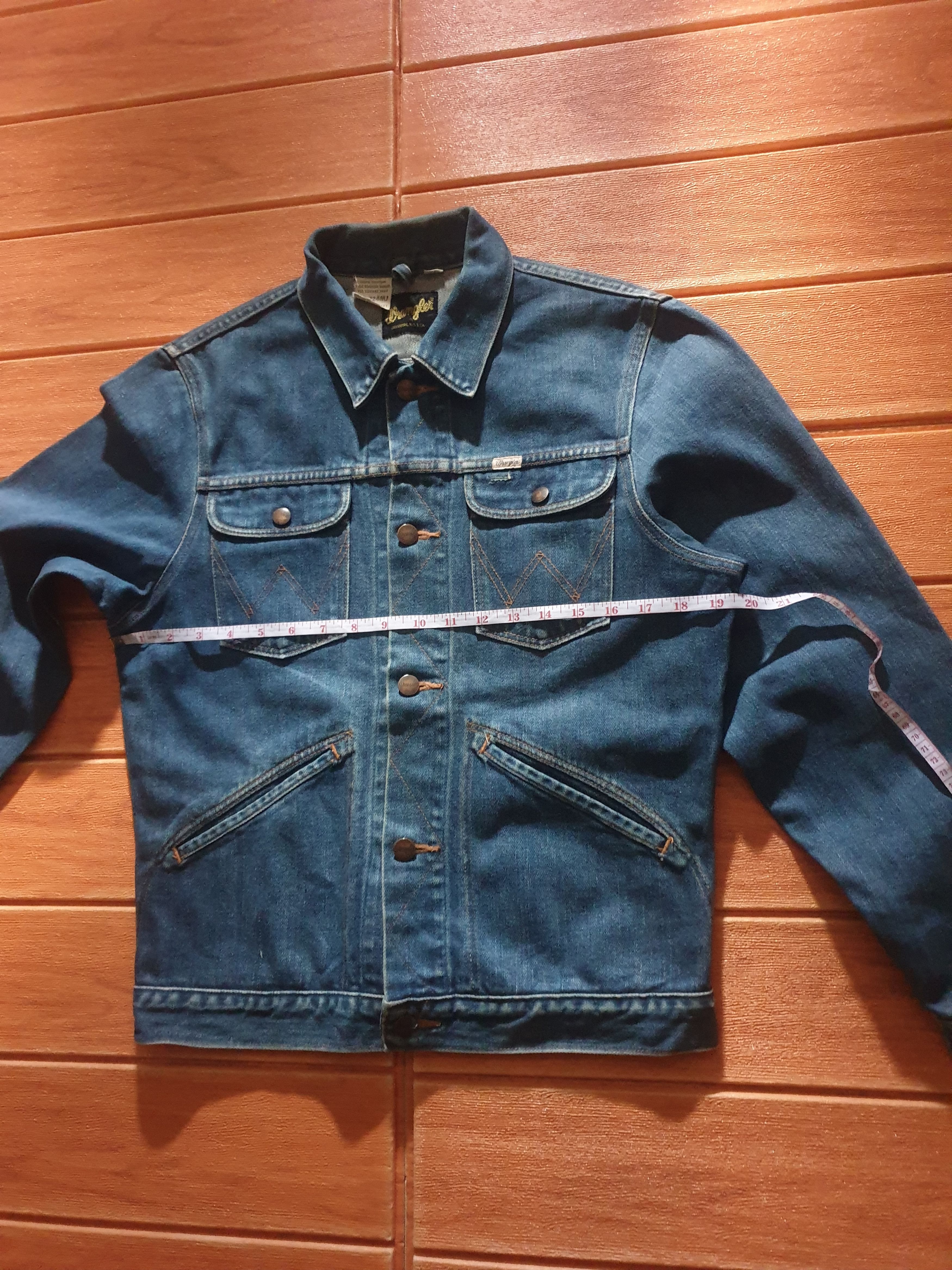 Wrangler 💥Vintage wrangler 124mj blue colour Jacket Size US M / EU 48-50 / 2 - 5 Thumbnail