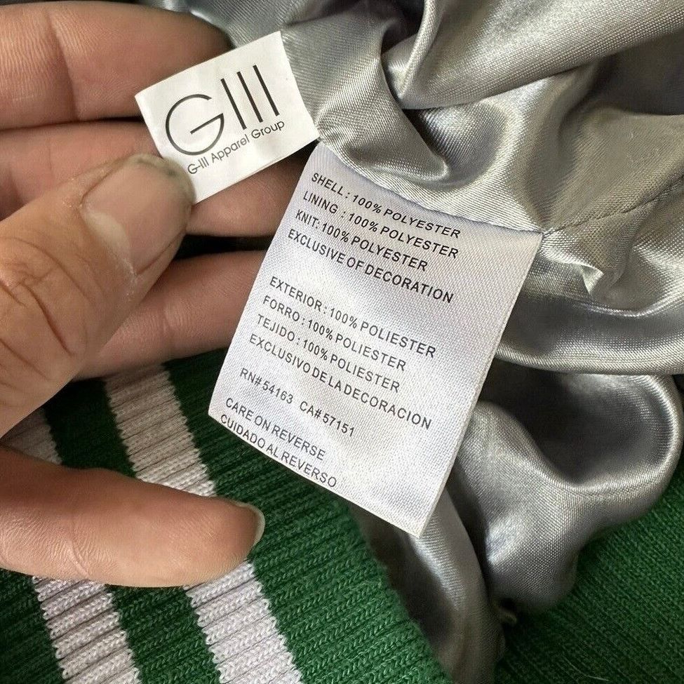 Starter STARTER Green and Gray NY Jets Satin Jacket Men’s Medium Size US M / EU 48-50 / 2 - 7 Thumbnail
