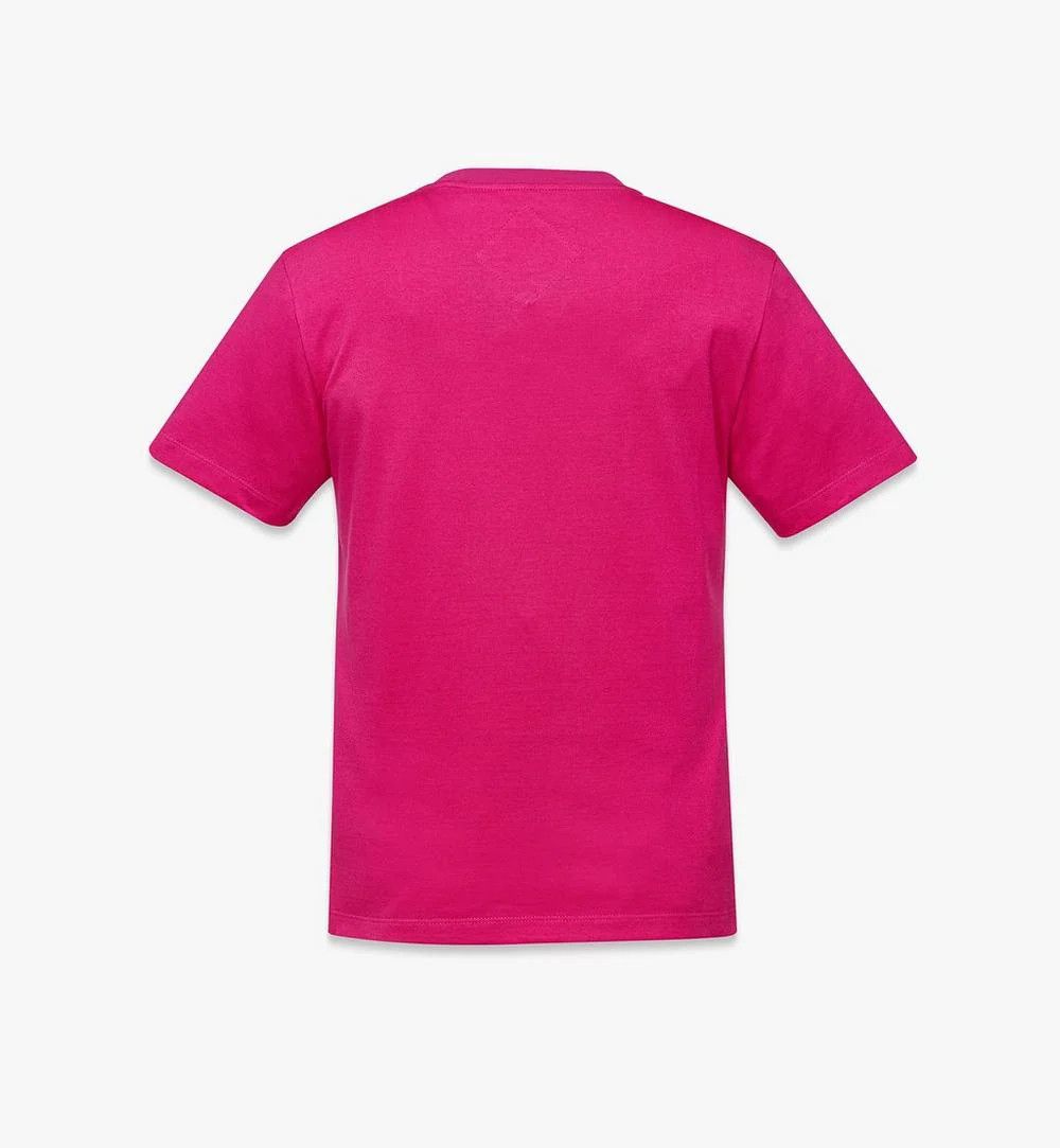 MCM o1mt1gz0126 Short Sleeve T-Shirt in Pink Size L / US 10 / IT 46 - 2 Thumbnail