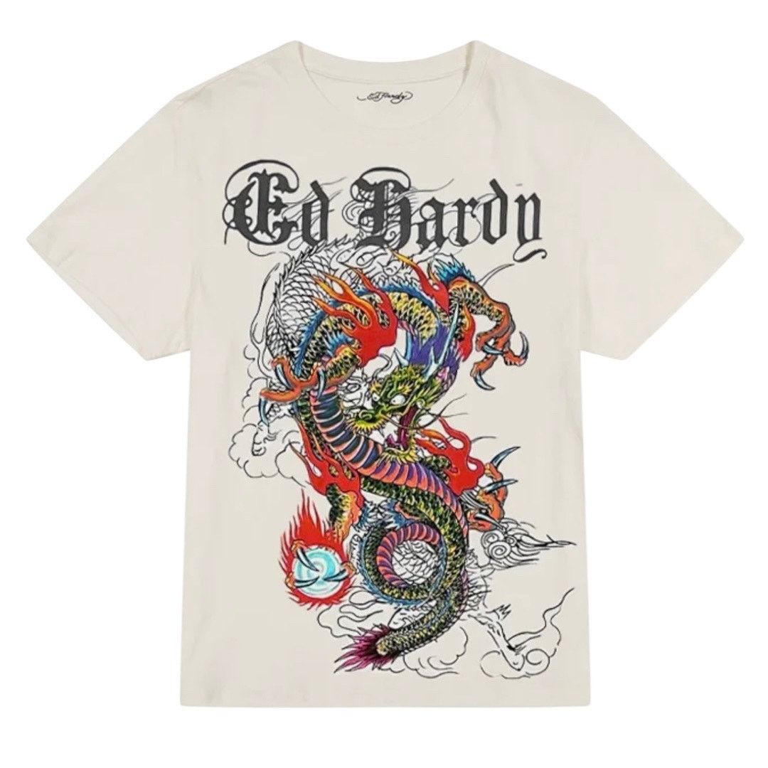 Ed Hardy Ed Hardy Japan Dragon Tee Size US M / EU 48-50 / 2 - 1 Thumbnail