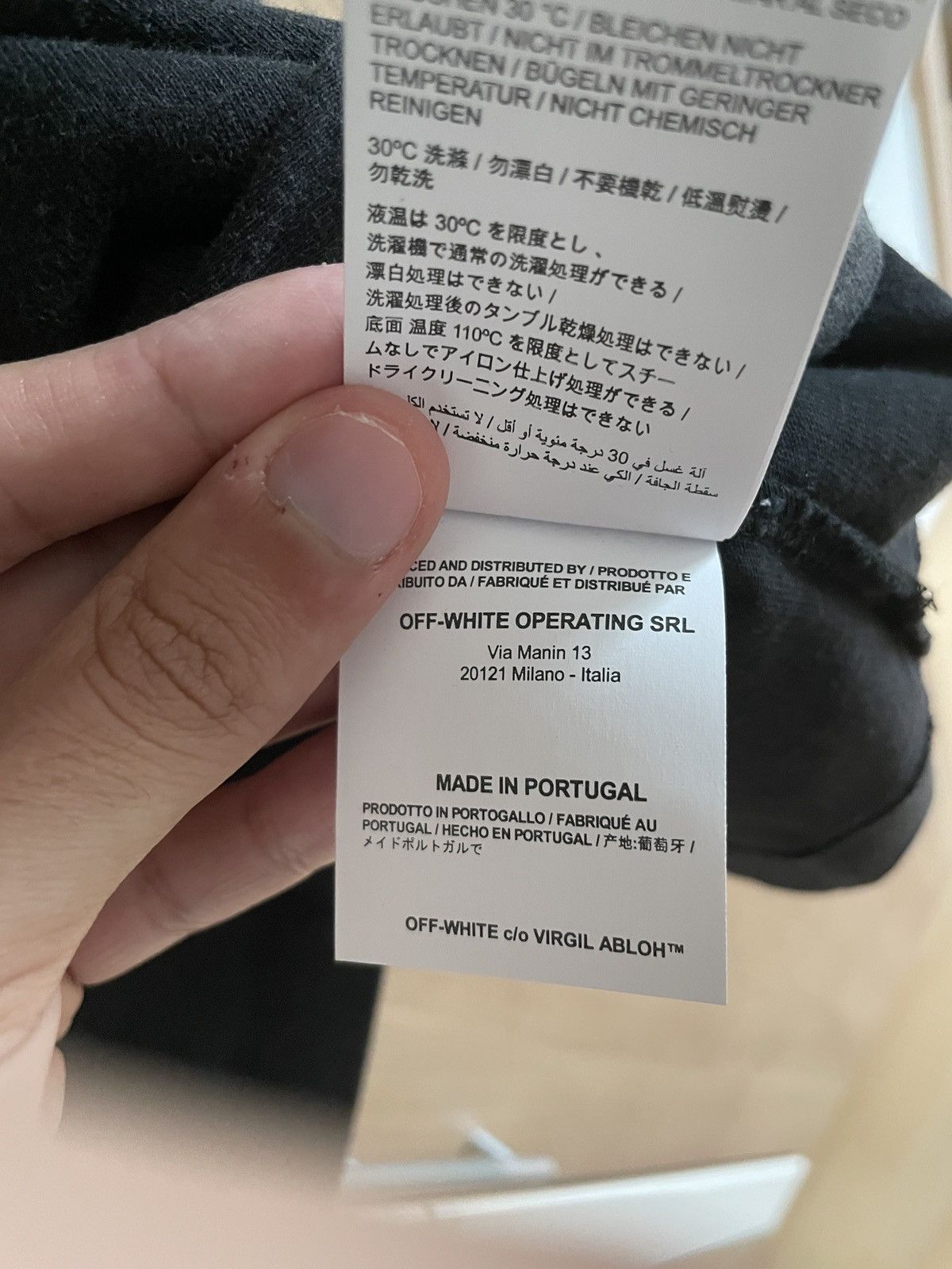 Off-White Off-White 3D Line Slim Tee Anthracite Size US M / EU 48-50 / 2 - 6 Thumbnail