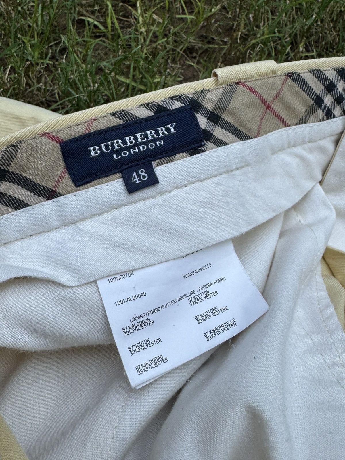Burberry Burberry London cream trousers Size US 44 / EU 60 - 6 Thumbnail