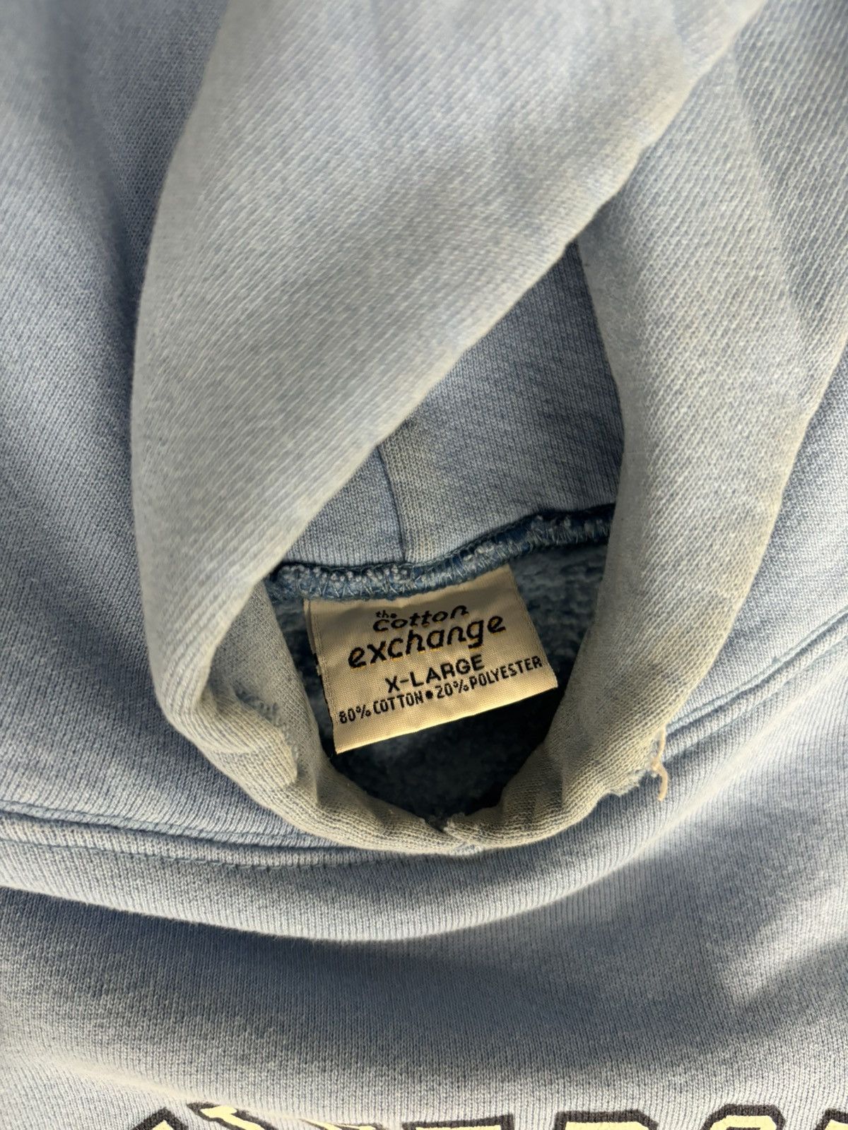 Vintage Vintage 90s university of North Carolina hoodie made in USA Size US L / EU 52-54 / 3 - 3 Thumbnail
