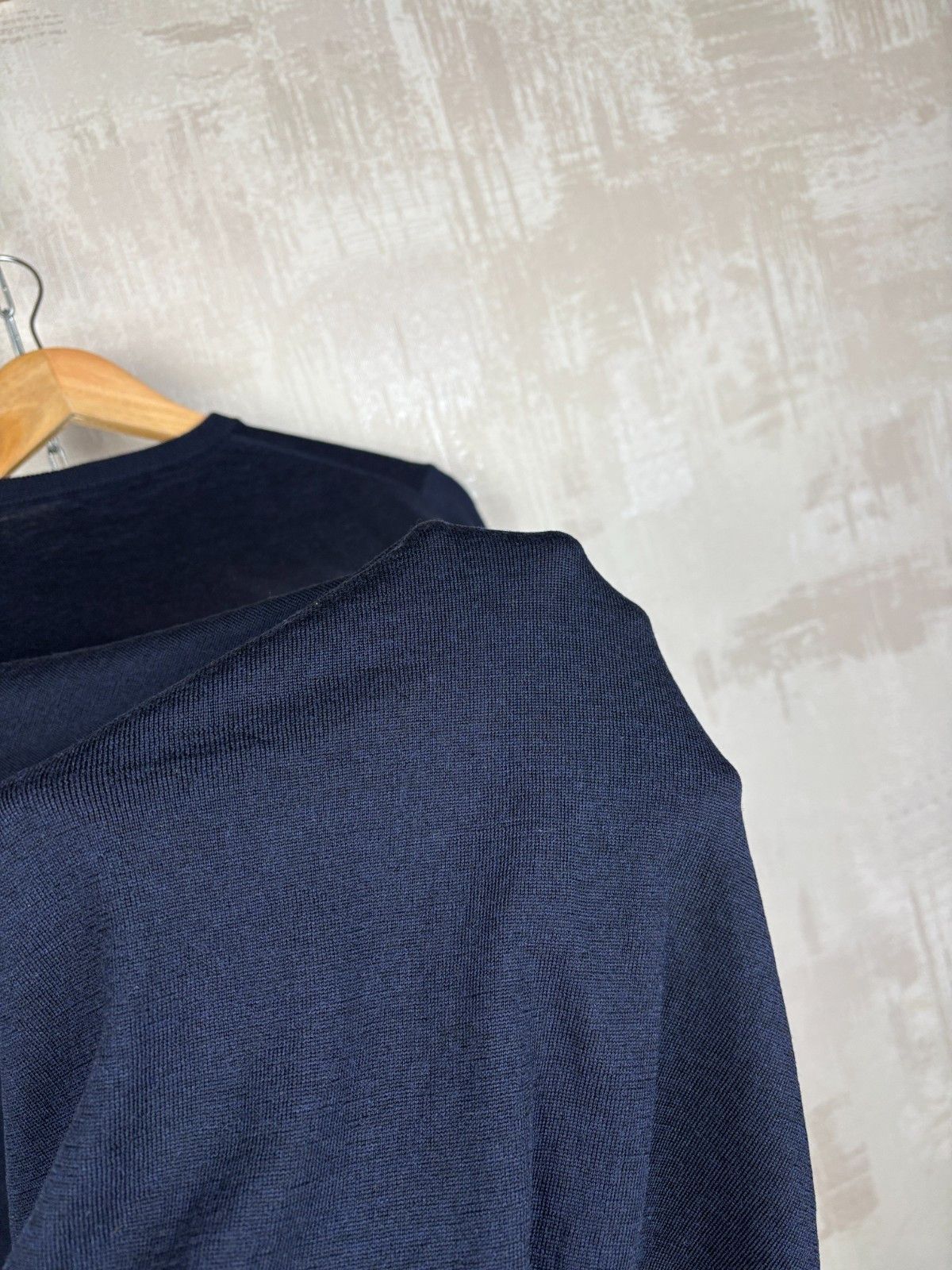 Suitsupply SuitSupply Merino Wool Crew Neck Dark Navy Size US M / EU 48-50 / 2 - 11 Thumbnail