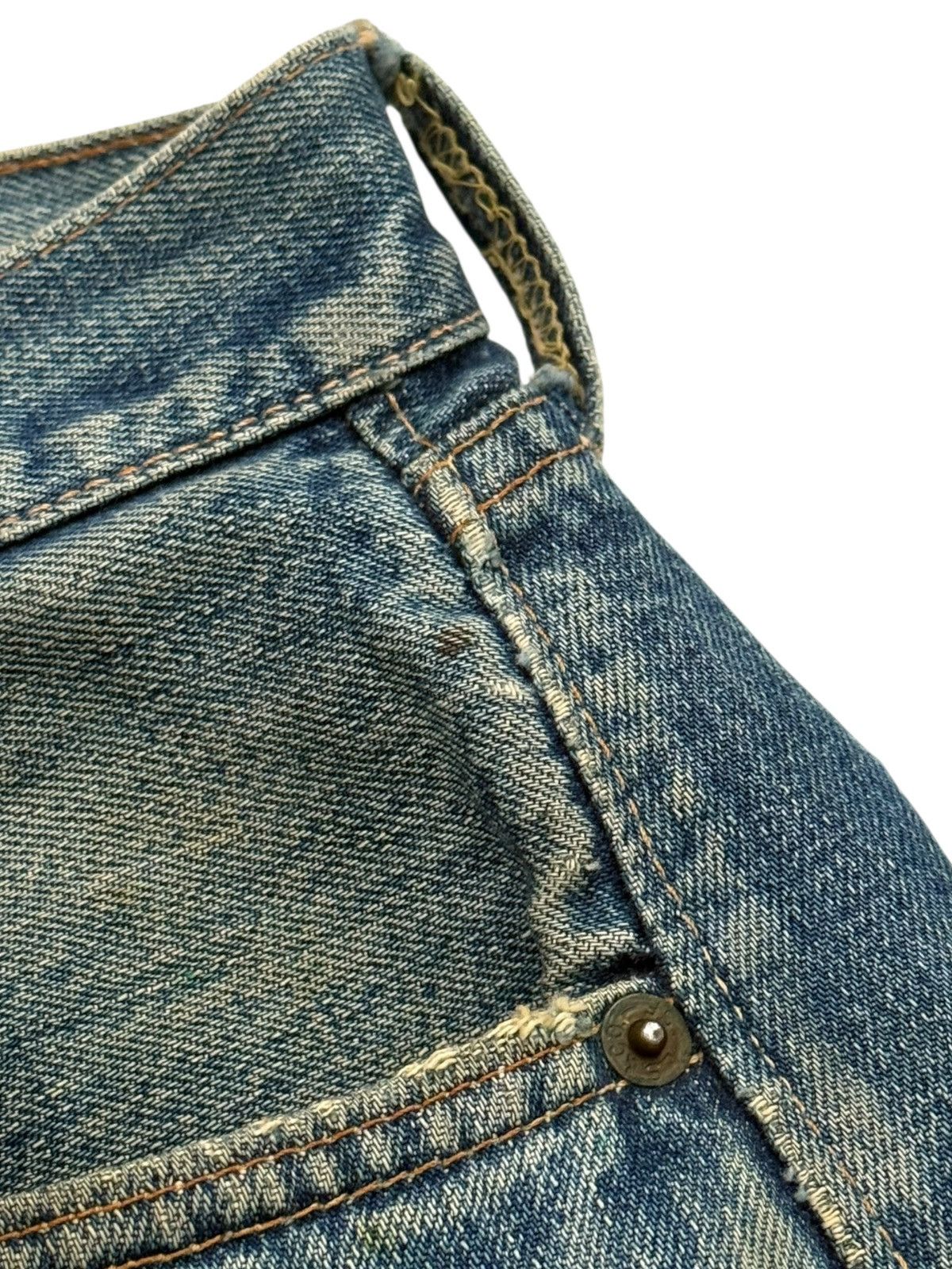 Levi's RARE OG 1960’s Big E Levi’s 501 Oil Splash Selvedge Denim Size US 38 / EU 54 - 14 Thumbnail