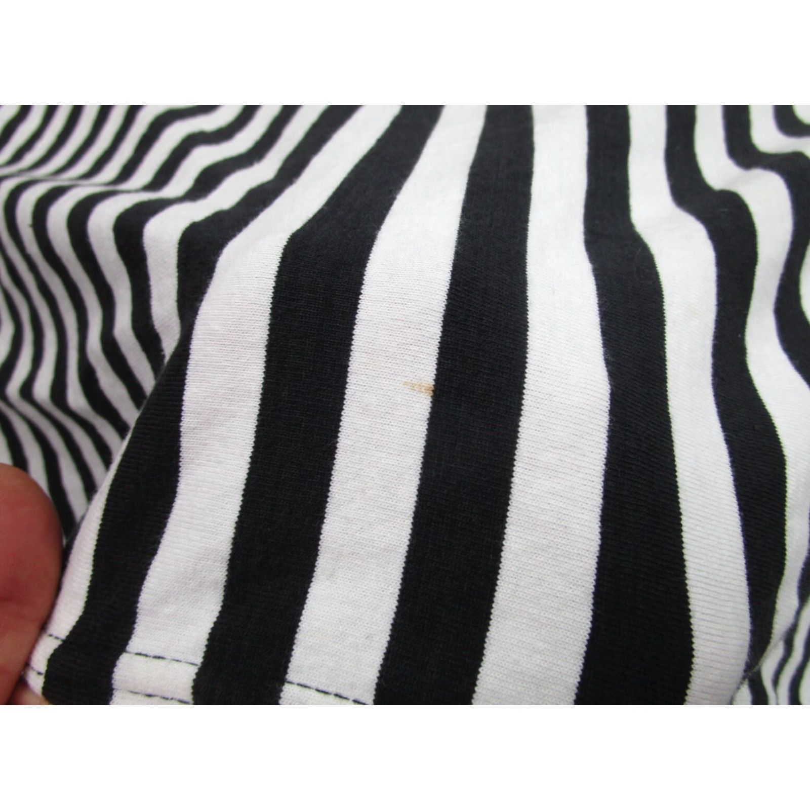 Vintage Beetlejuice 90s Mens XL Vintage Black White Striped Shirt Size US XL / EU 56 / 4 - 6 Thumbnail