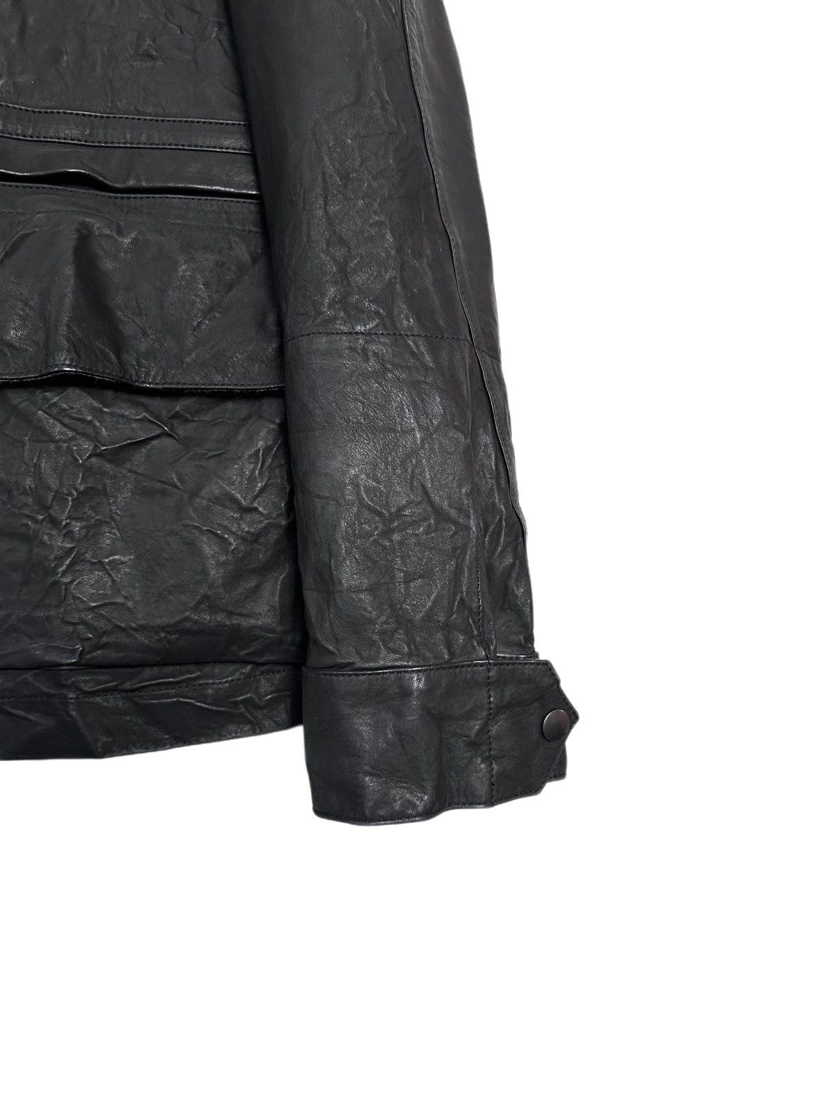 Balmain Balmain SS10 Decarnin M-65 Calf Leather Jacket Size US L / EU 52-54 / 3 - 4 Thumbnail