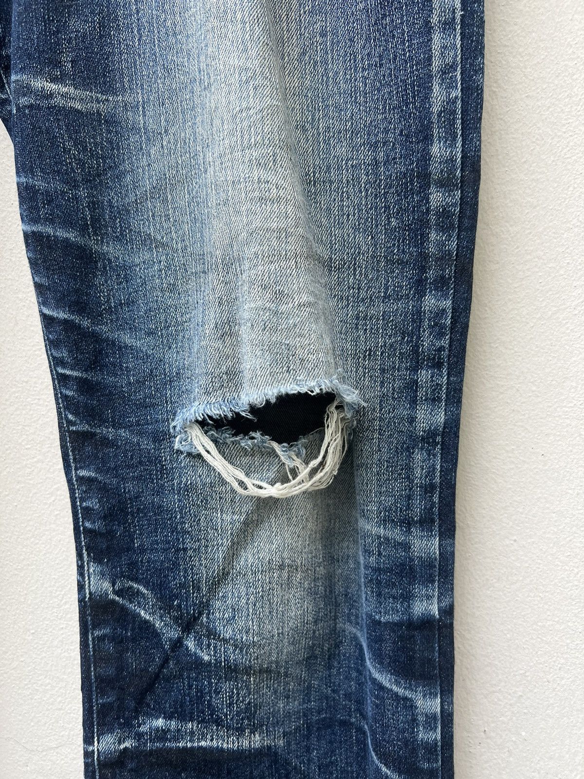 Tornado Mart Vintage Tornado Mart Distress Fade Denim Stretch Flare Jeans Size US 32 / EU 48 - 11 Thumbnail