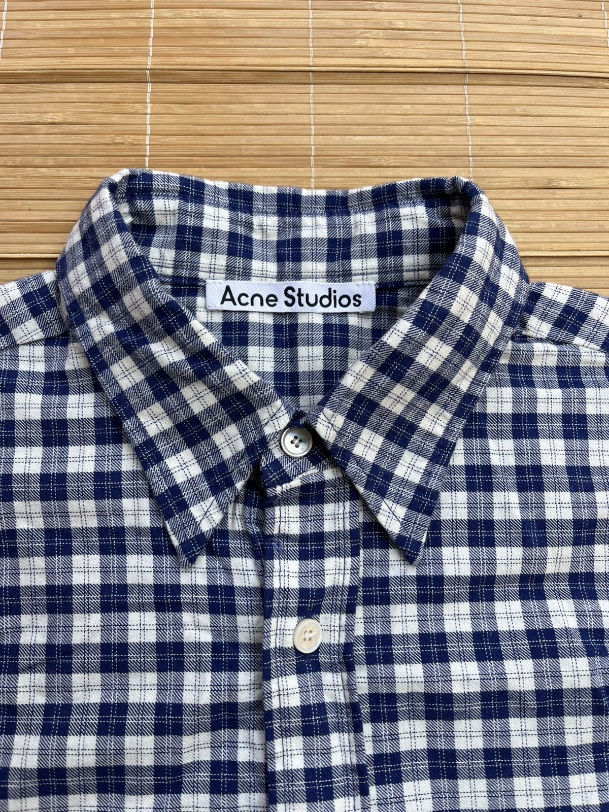 Acne Studios Acne Studios baggy flannel shirt button up Size US L / EU 52-54 / 3 - 5 Thumbnail