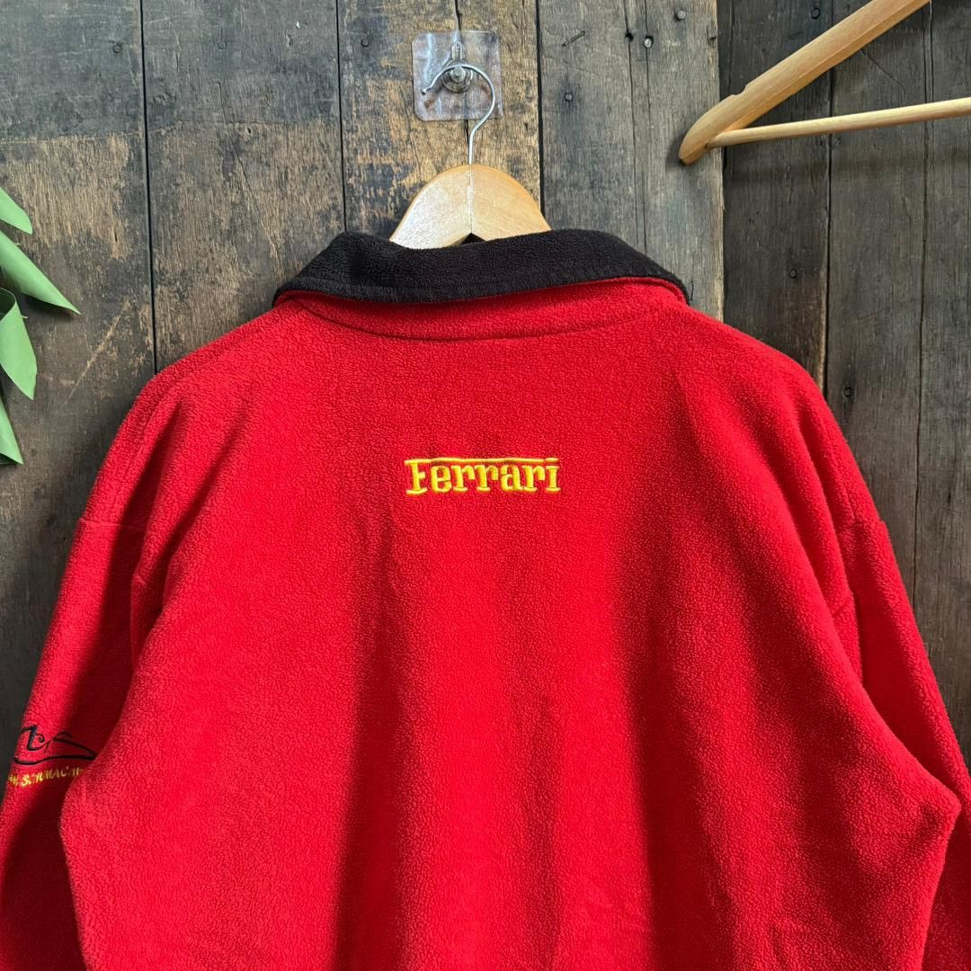 Ferrari Vintage Ferrari Fleece Jacket Size US XL / EU 56 / 4 - 4 Thumbnail