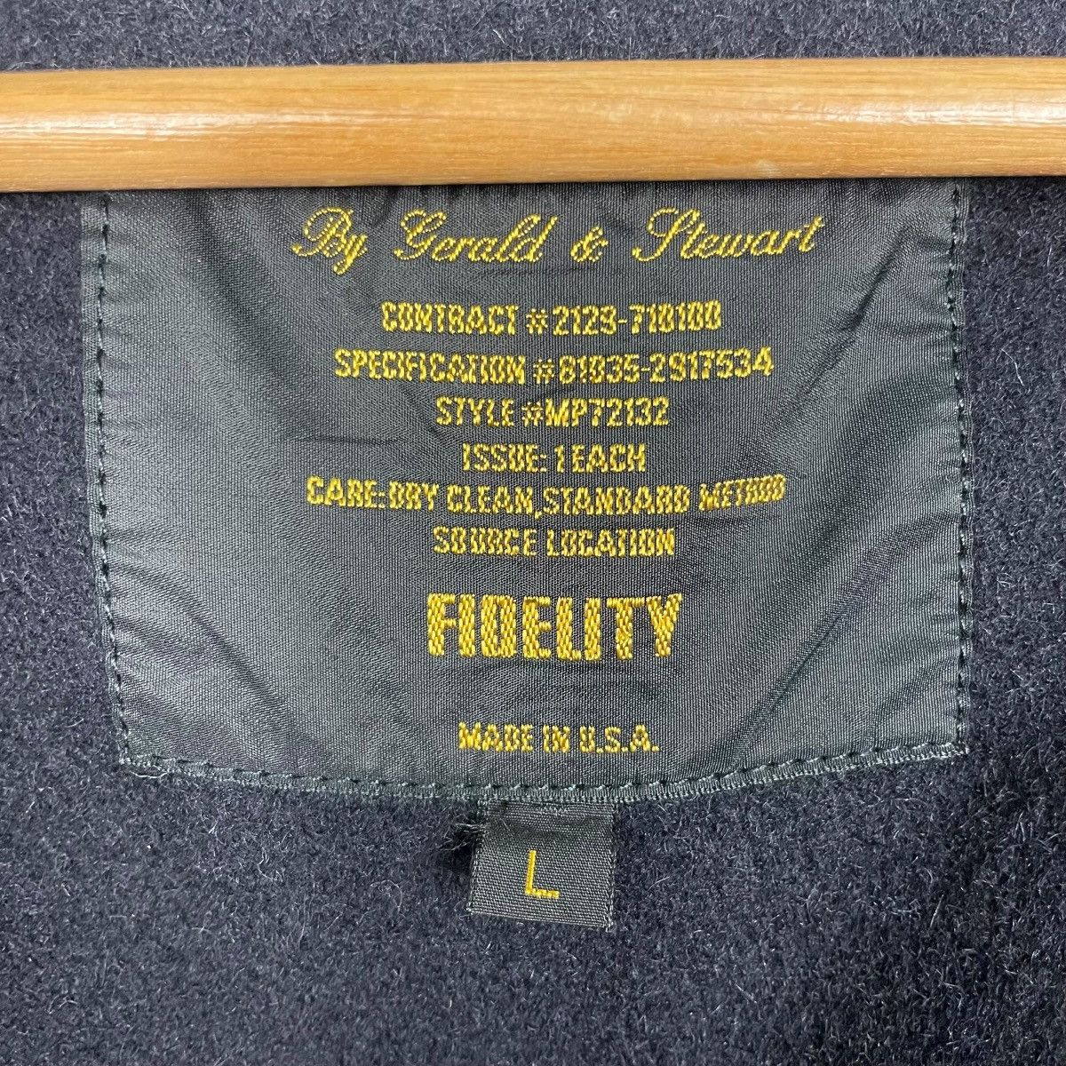 Fidelity Fidelity Gerald & Stewart Hooded Wool Duffle Jacket Size US M / EU 48-50 / 2 - 16 Thumbnail