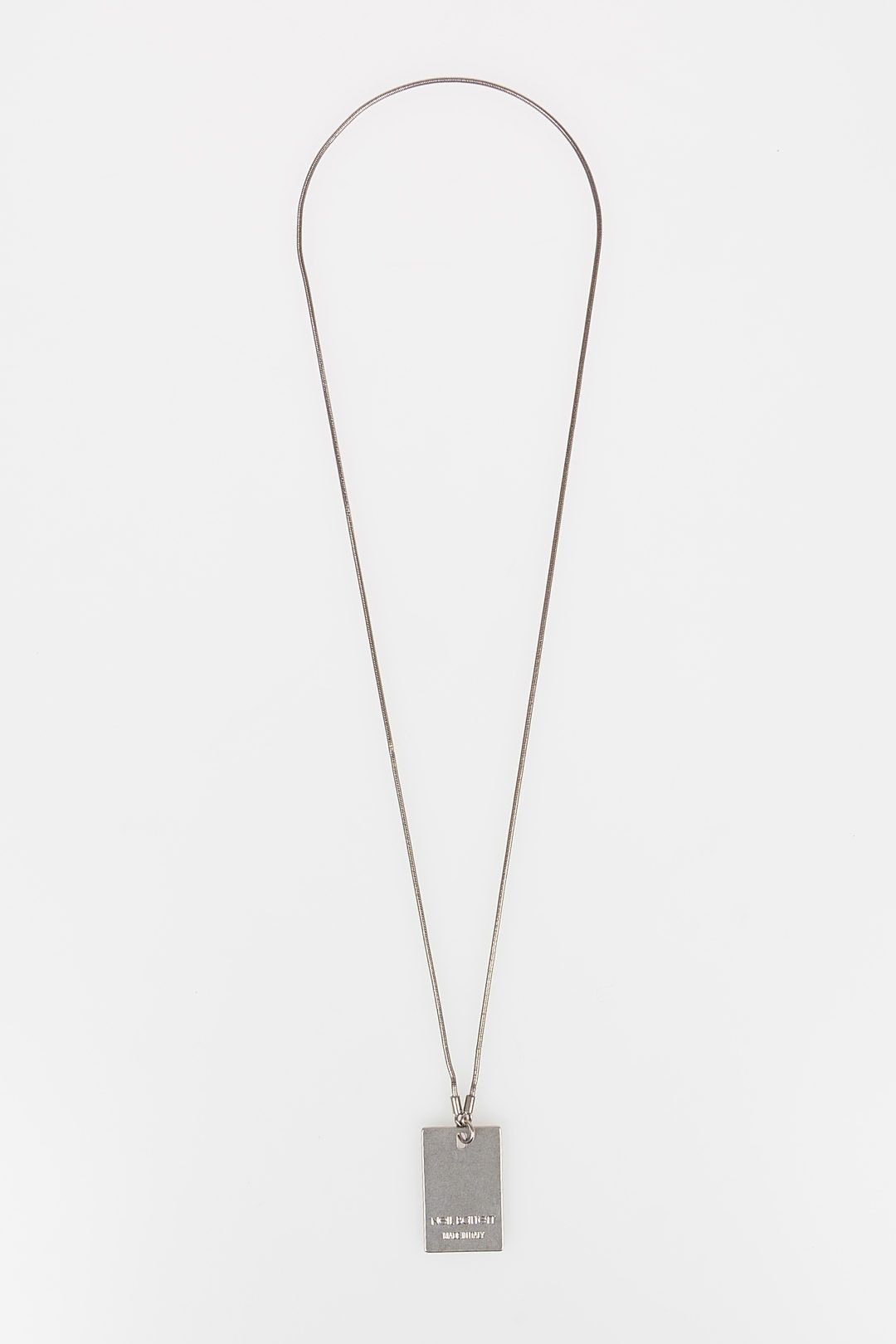 Neil Barrett NEIL BARRETT BRASS DOG TAG NECKLACE Size ONE SIZE - 3 Thumbnail