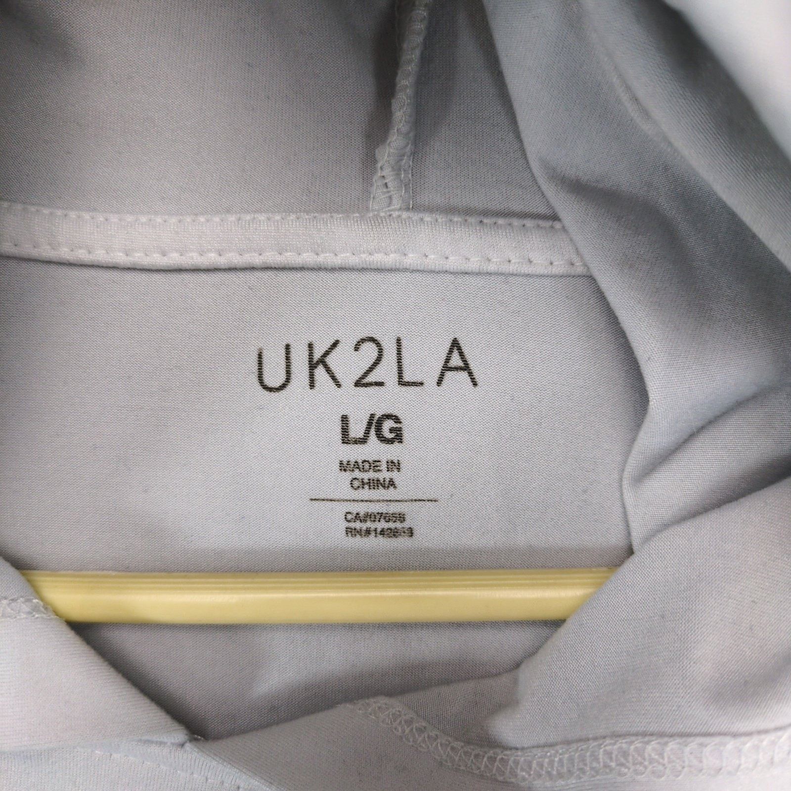 Other UK2LA Women's L Snakeskin Gold Lips Gray Cropped Hoodie Top Size L / US 10 / IT 46 - 4 Thumbnail