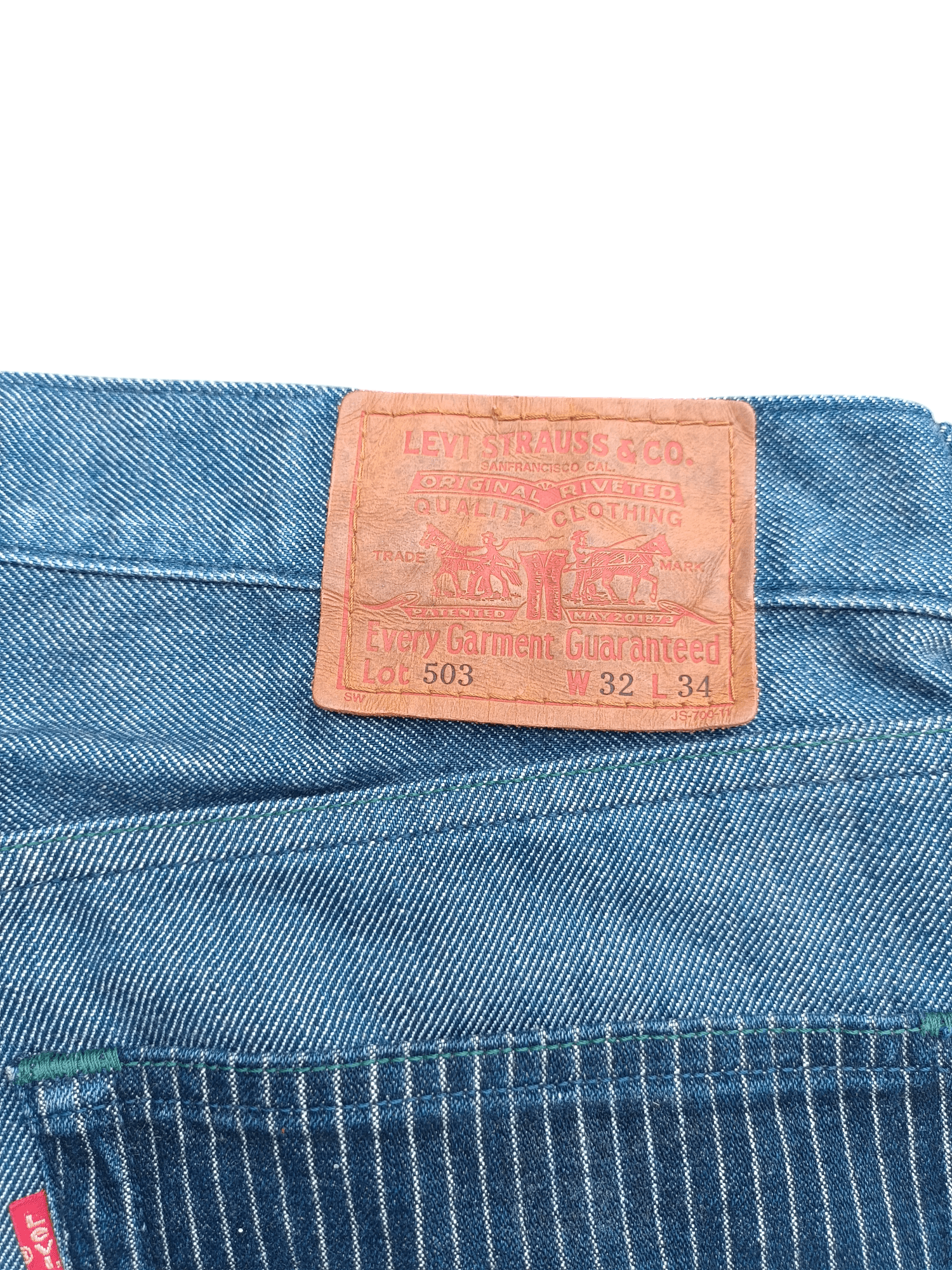 Jean BAGGY LEVIS LOT 503 MEN JEANS (SIZE 32) E200 Size US 32 / EU 48 - 7 Thumbnail