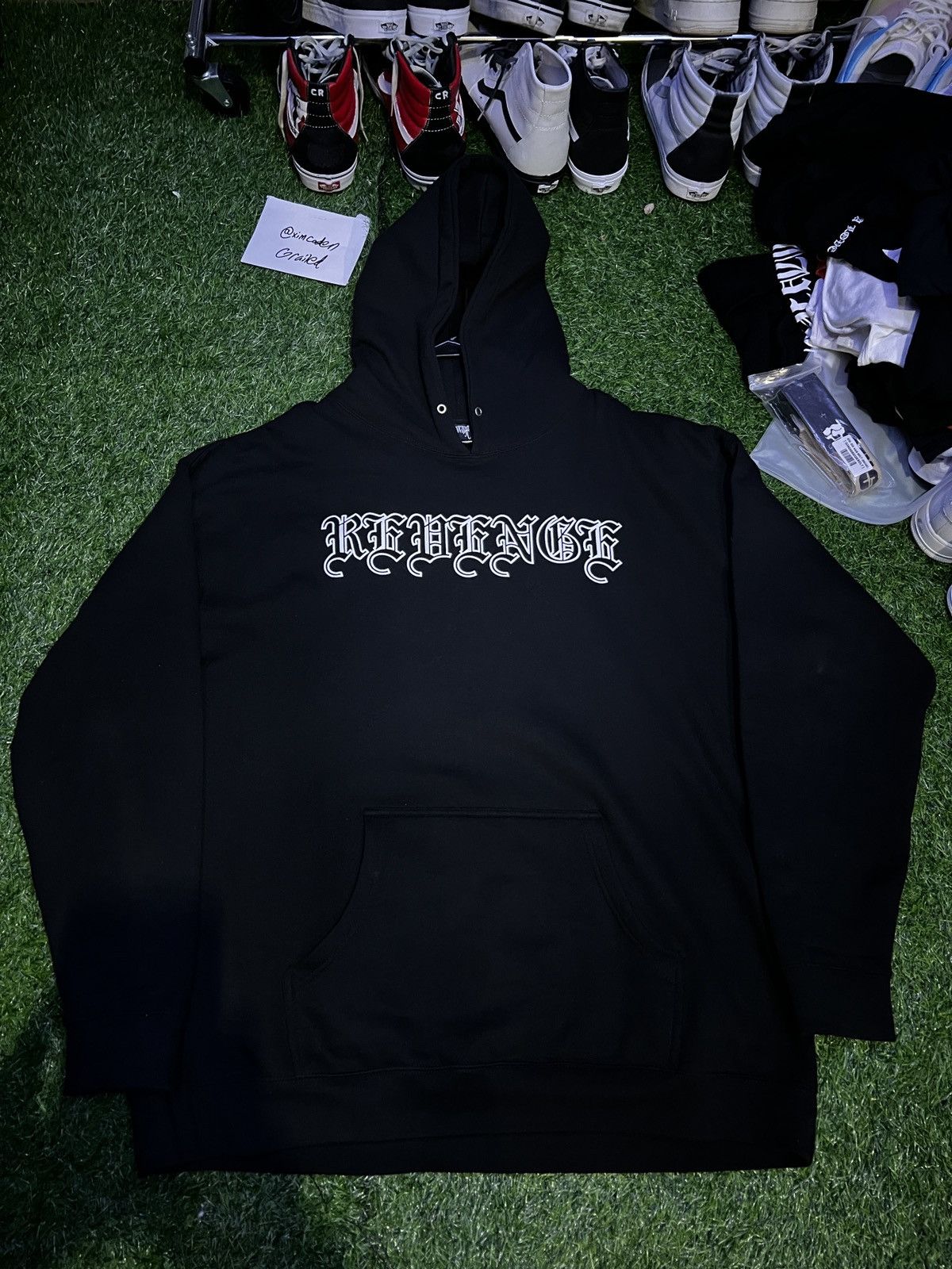 image of Revenge Reaper Hoodie in Black, Men's (Size 2XL)