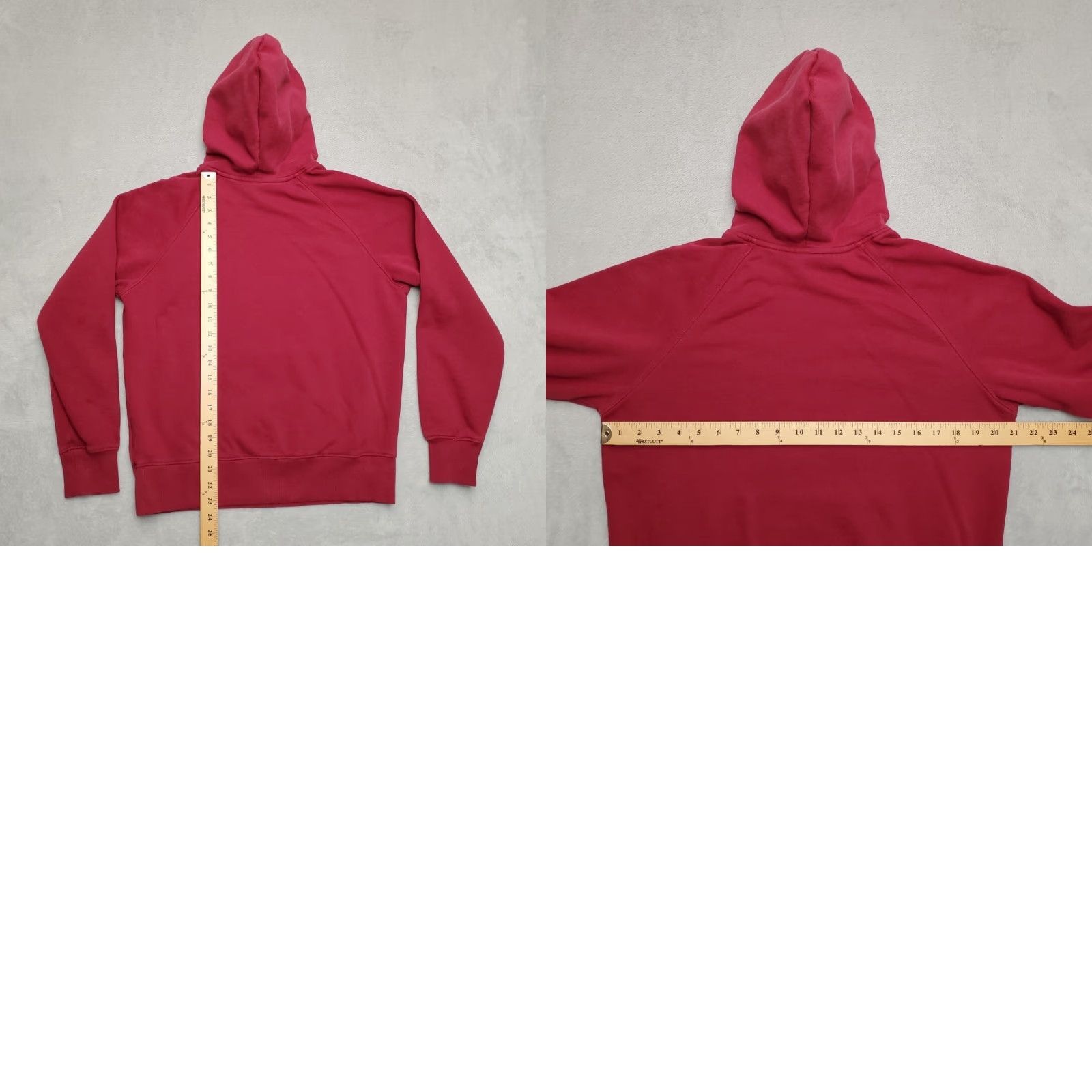 The North Face VINTAGE The North Face Hoodie Womens S Maroon Logo Front Hooded Pullover Sweatshirt Size S / US 4 / IT 40 - 8 Thumbnail