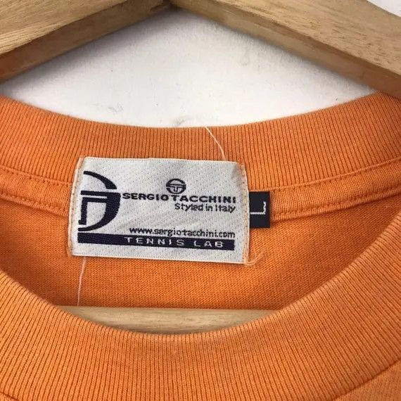 Sergio Tacchini Vtg 90’ SERGIO TACCHINI ITALY Tennis Sport Tee Shirt Size US M / EU 48-50 / 2 - 4 Thumbnail