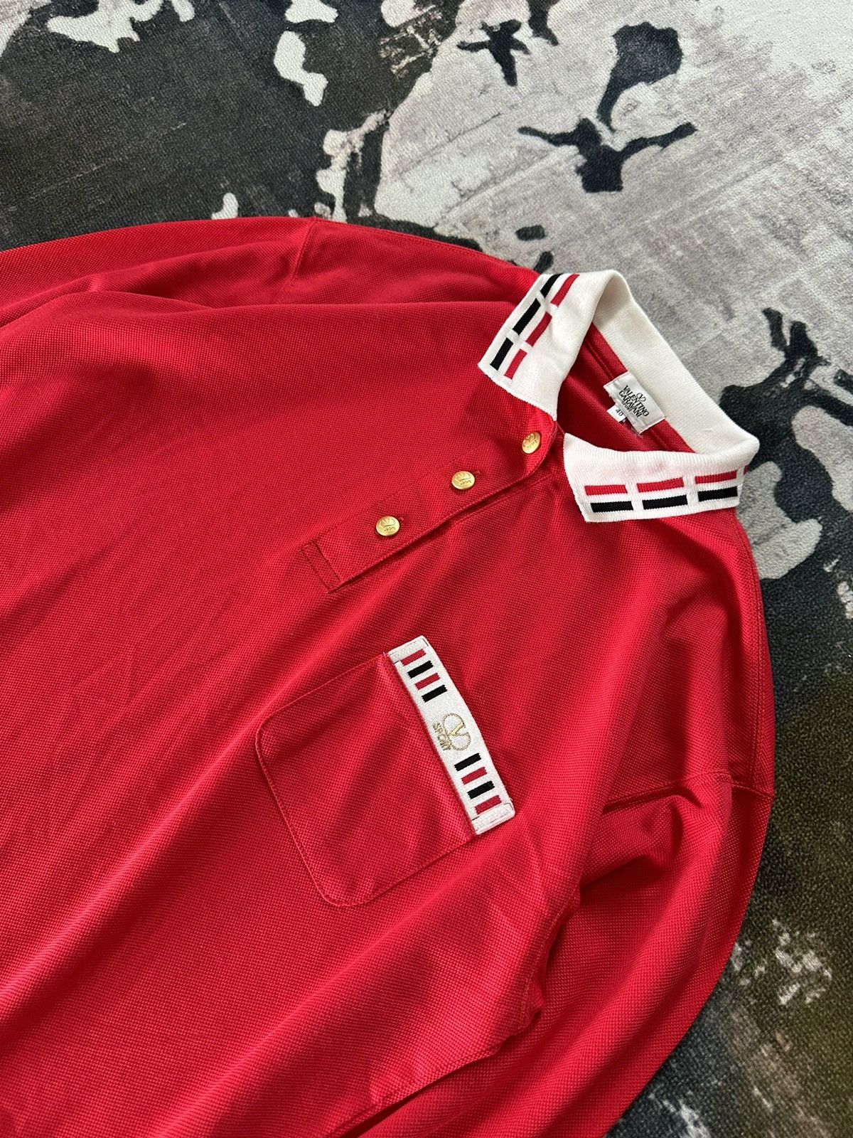 Valentino 1990s Valentino Garavani Sport polo long sleeve Size US S / EU 44-46 / 1 - 3 Thumbnail