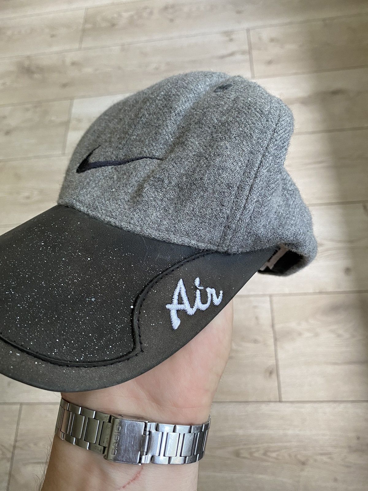 Nike × Vintage Vintage Nike y2k Wool Cap Hat Size ONE SIZE - 4 Thumbnail