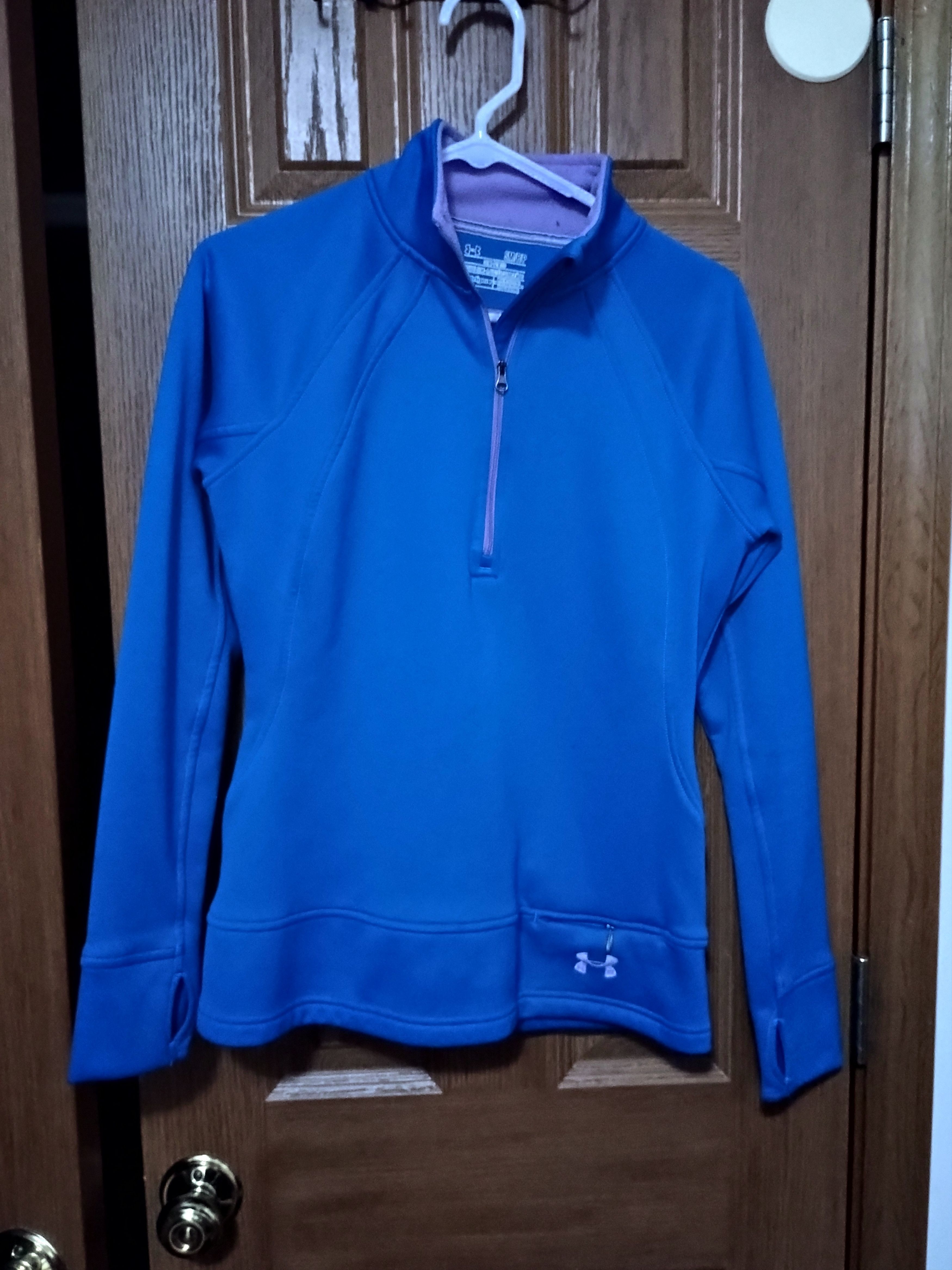 Under Armour Under Armour Cold Gear Semi Fit 1/2 Zip Pullover Size S / US 4 / IT 40 - 1 Thumbnail