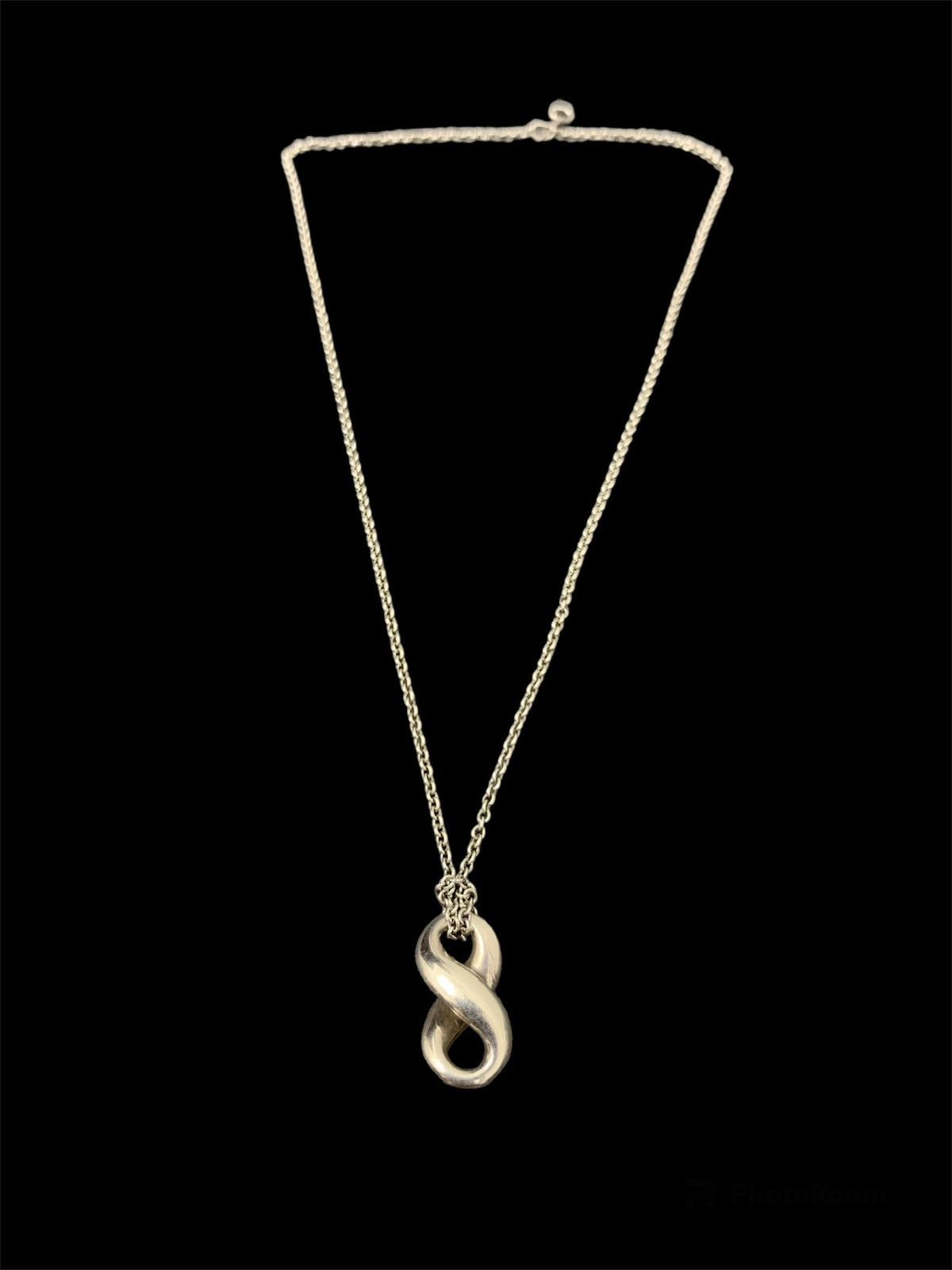 Tiffany & Co. Tiffany Infinity Pendant Silver Necklace 925 Size ONE SIZE - 1 Thumbnail