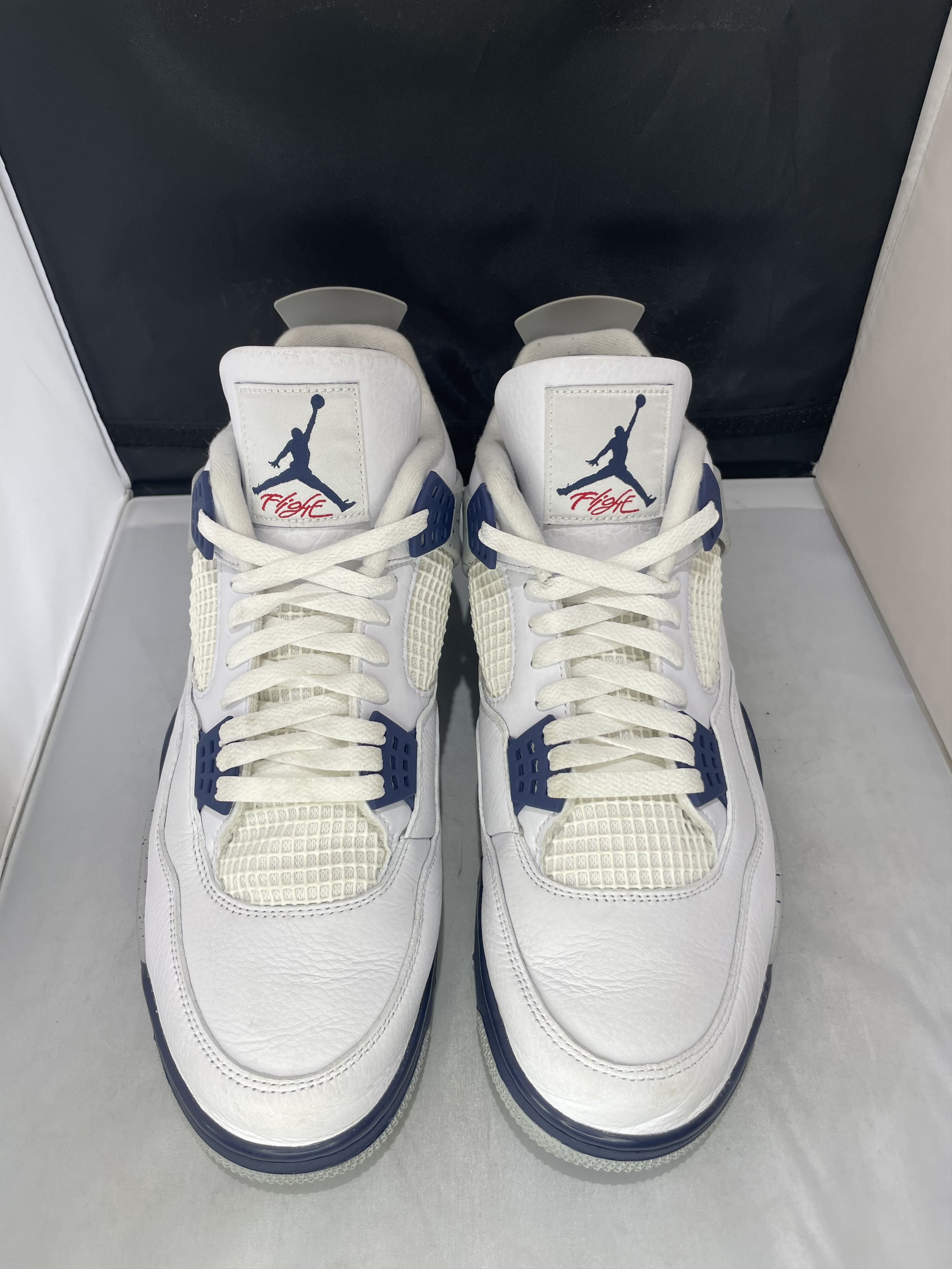 Jordan Brand Air Jordan 4 Retro 'Midnight Navy' Size US 13 / EU 46 - 3 Thumbnail