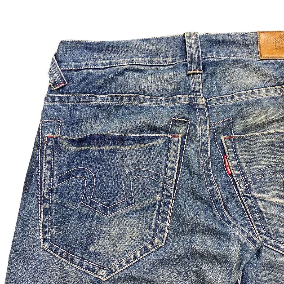 Tornado Mart Tornado Mart Distressed Denim Flare Jeans Size US 30 / EU 46 - 13 Thumbnail