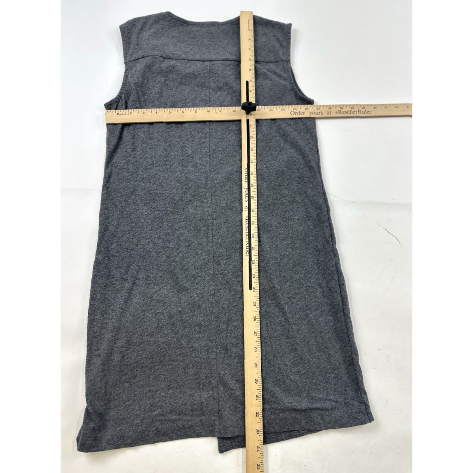 J.Crew VINTAGE J.Crew Dress Womens S Small Grey Sleeveless Shirt Dress Size S / US 4 / IT 40 - 6 Thumbnail