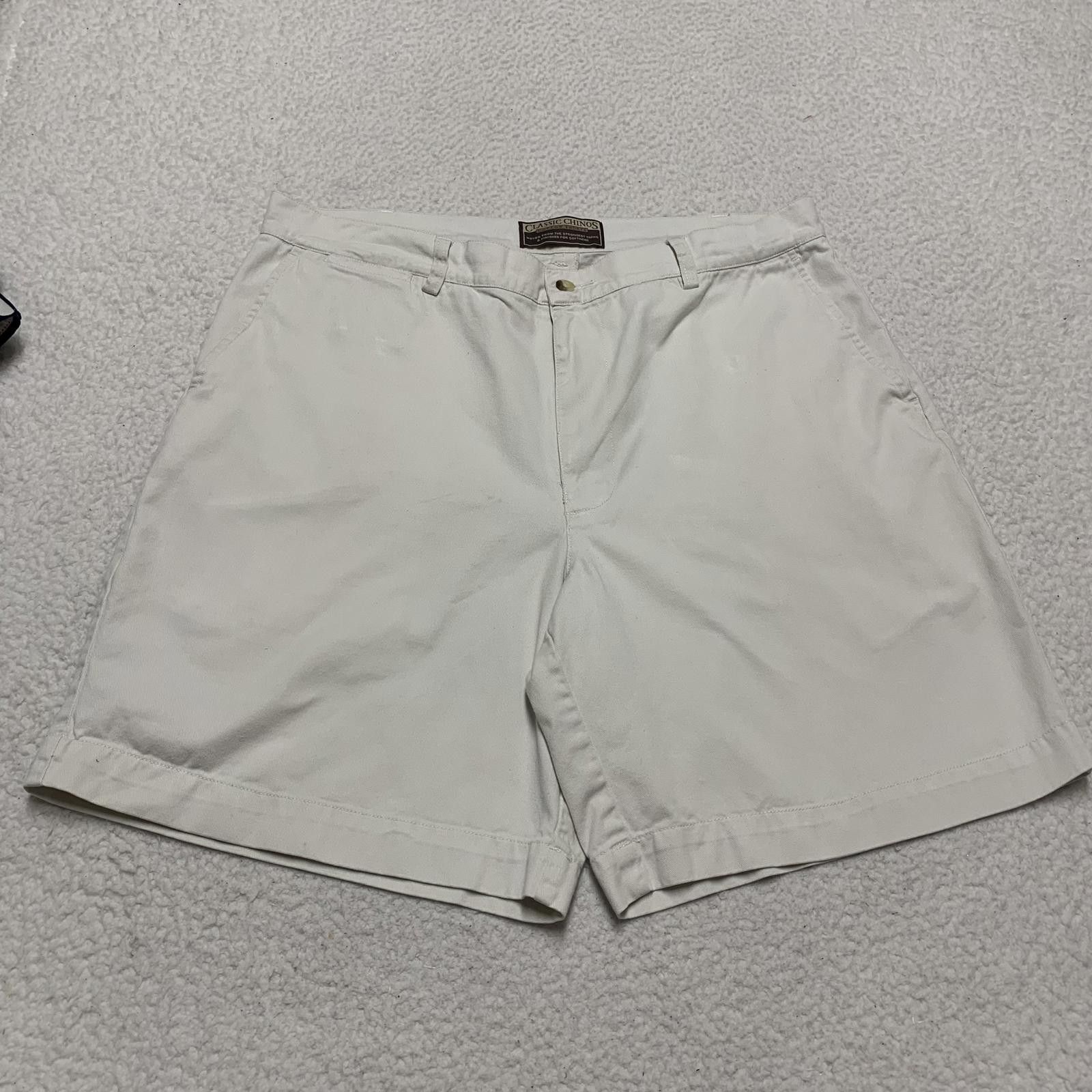 Other Classic Chinos Men's Sz 38 Beige Shorts Flat Front Size US 38 / EU 54 - 1 Thumbnail