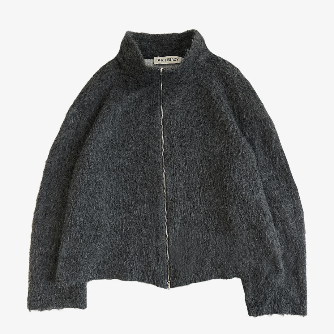 Our Legacy Big Piquet Charred Chocolate Airy Alpaca