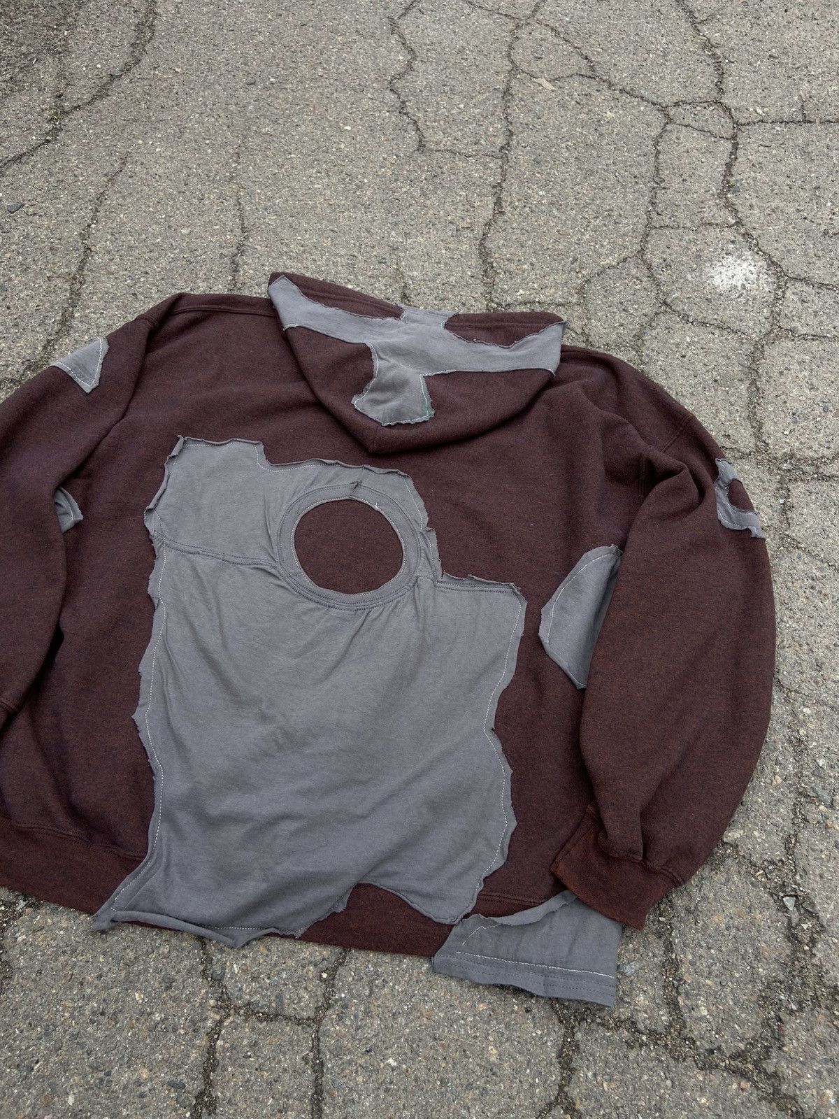 Handmade × Japanese Brand × Vintage Upcycled Hoodie Size US XL / EU 56 / 4 - 3 Thumbnail