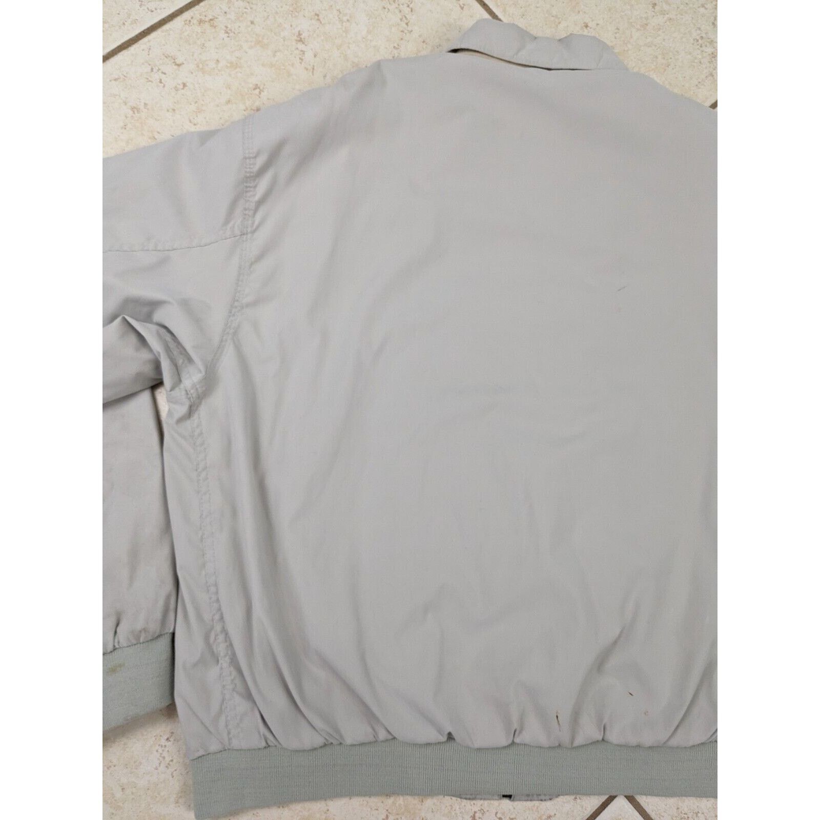 Members Only Vtg Members Only Bomber Racer Jacket Gray Casual Full Zip Size US L / EU 52-54 / 3 - 15 Thumbnail
