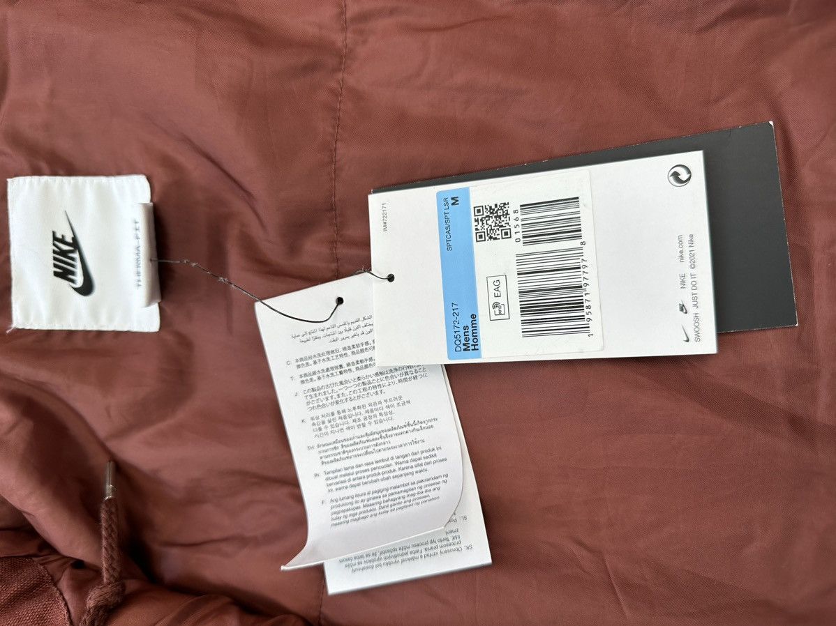 Other Nike Life Padded Hooded Jacket Men Brown M styled Size US M / EU 48-50 / 2 - 7 Thumbnail