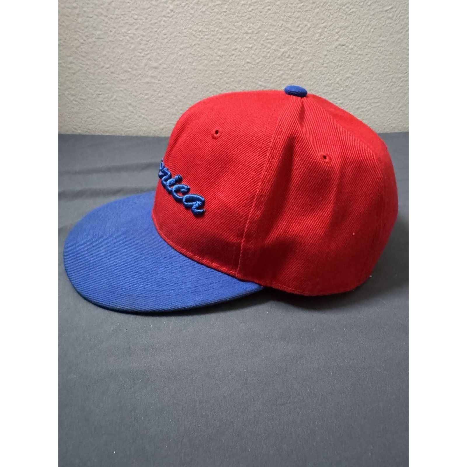 Other Vintage Fly America Amarillo Texas Snapback Hat Red Blue Size ONE SIZE - 2 Thumbnail