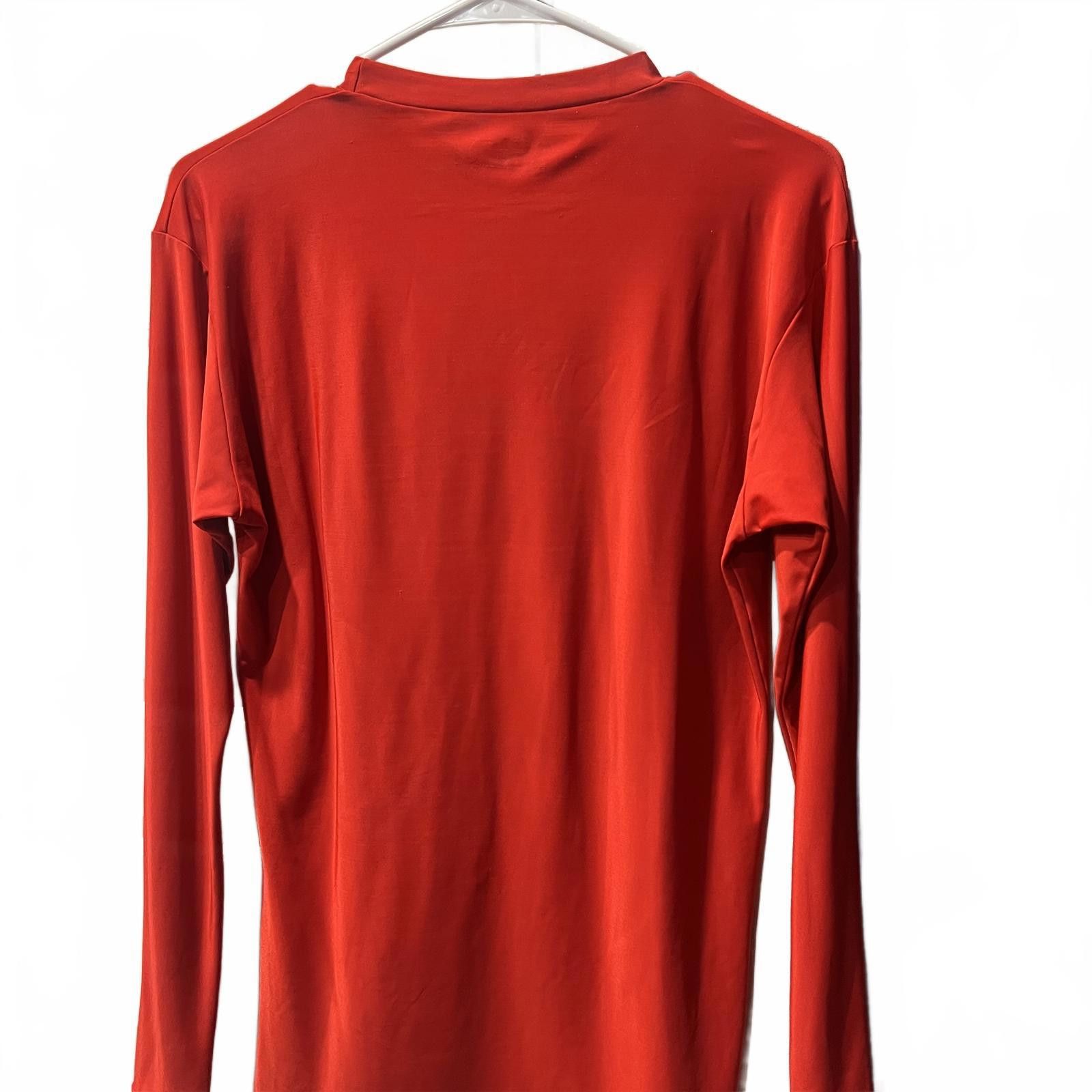 Other Men's Long Sleeve Red Shirt Size ONE SIZE - 3 Thumbnail