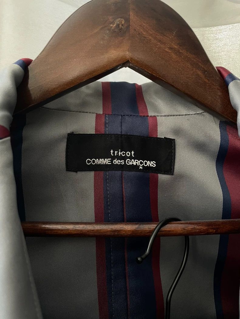 Comme des Garcons Comme des Garçons Medieval Women's Dark Blue Stripe Grey St Size S / US 4 / IT 40 - 8 Thumbnail