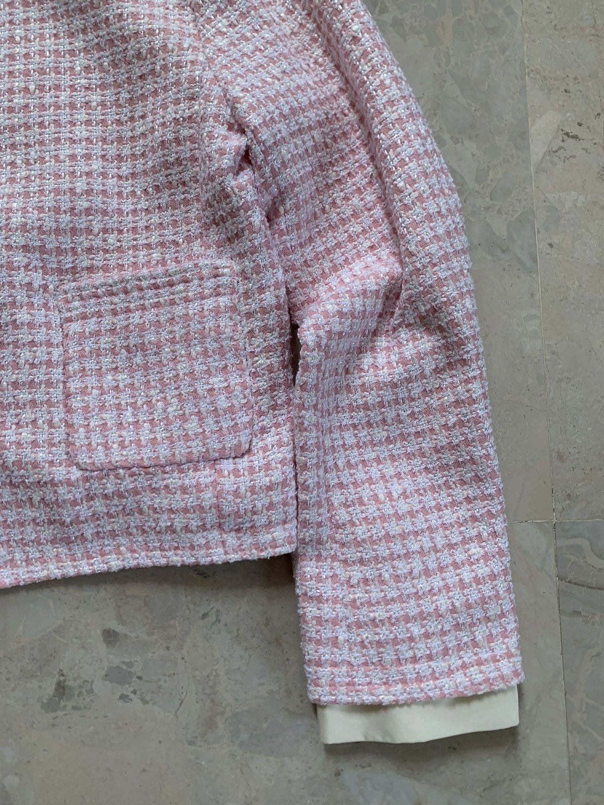 Miu Miu Miu Miu Tweed Jacket Size S / US 4 / IT 40 - 6 Thumbnail